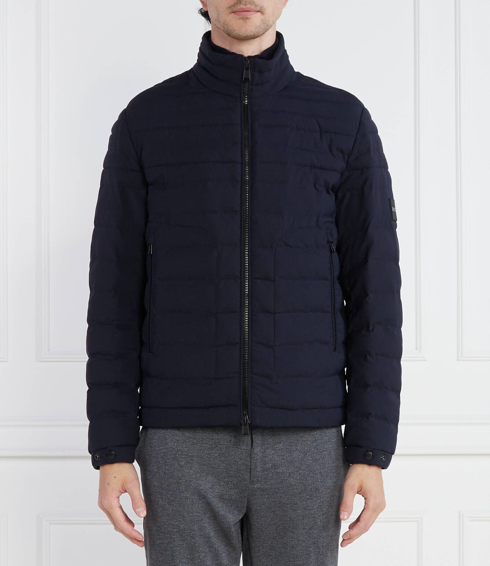 BOSS BLACK de lână geacă p-coldio | regular fit