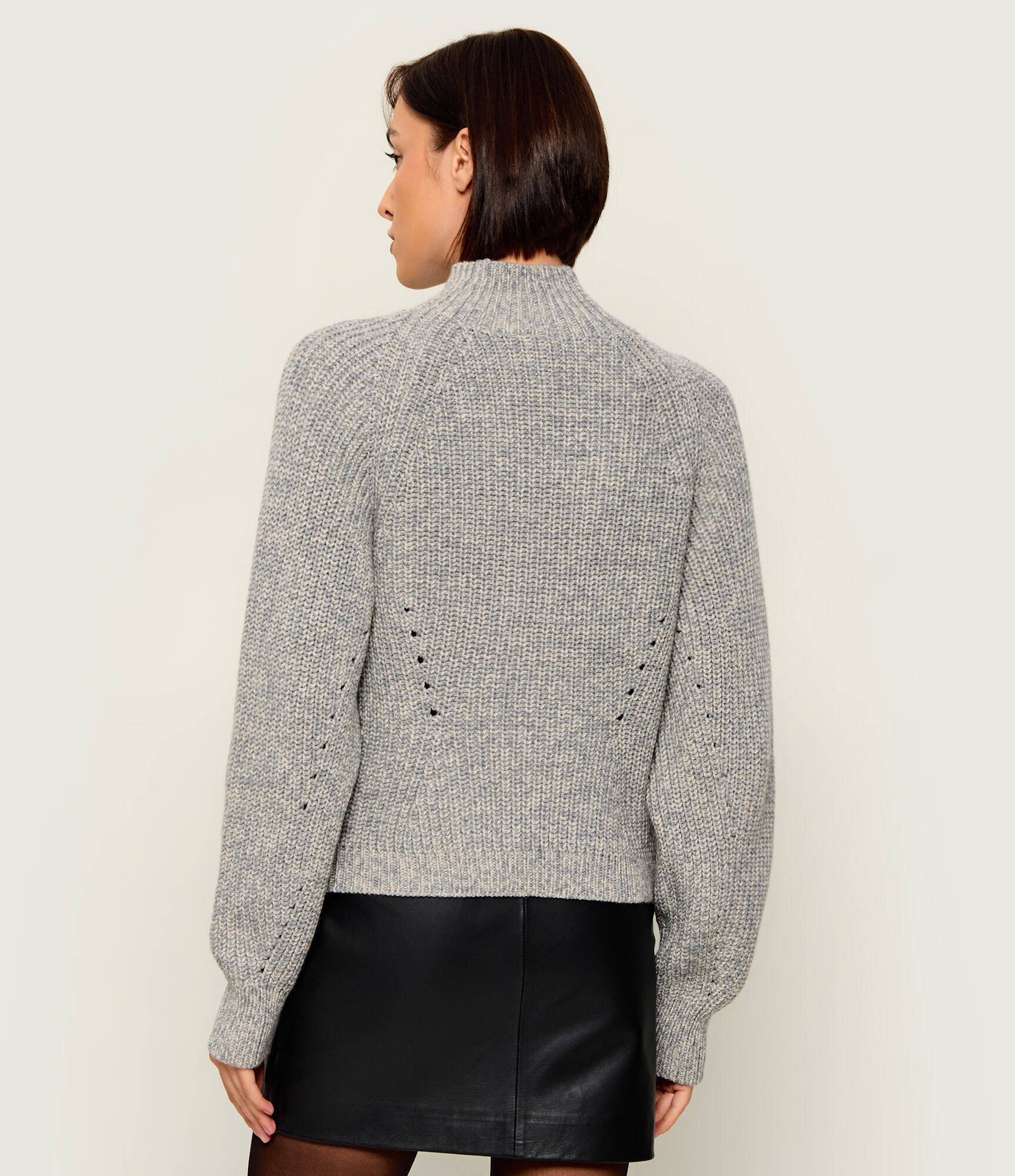 BOSS BLACK De lână guler înalt Frescienne | Relaxed fit