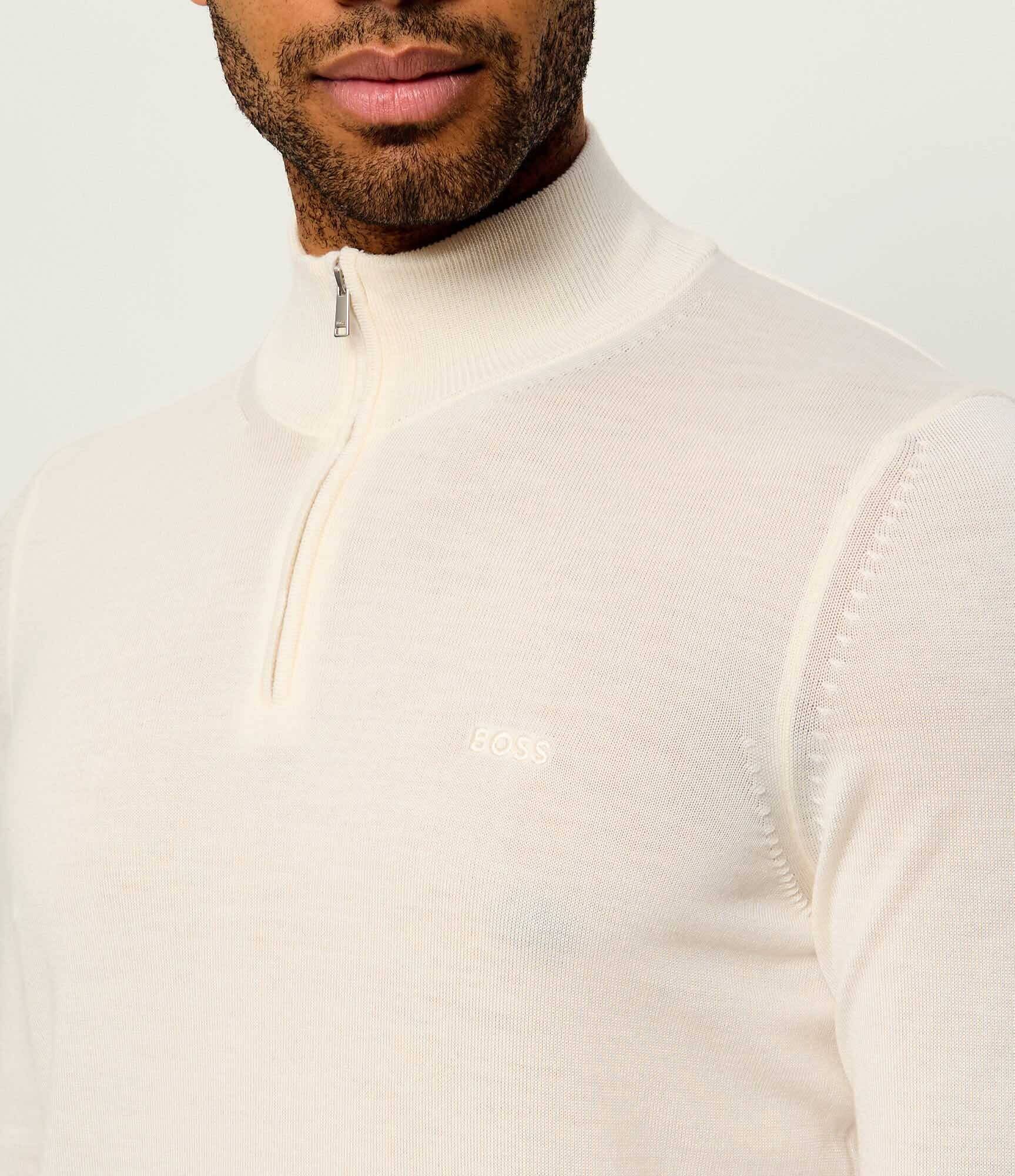 BOSS BLACK De lână guler înalt H-Ebenji-L | Slim Fit