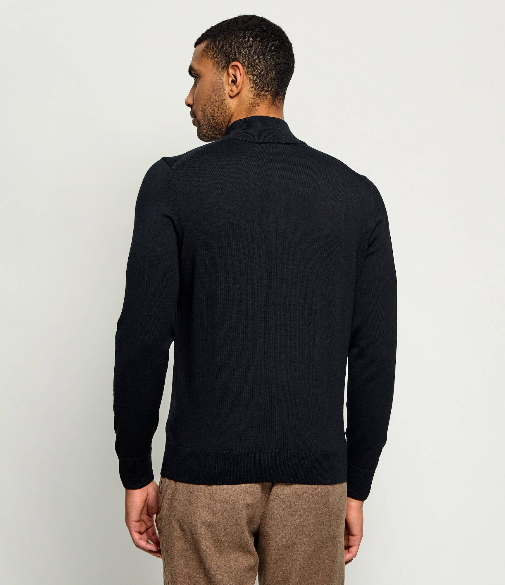 BOSS BLACK De lână guler înalt H-Ebenji-L | Slim Fit