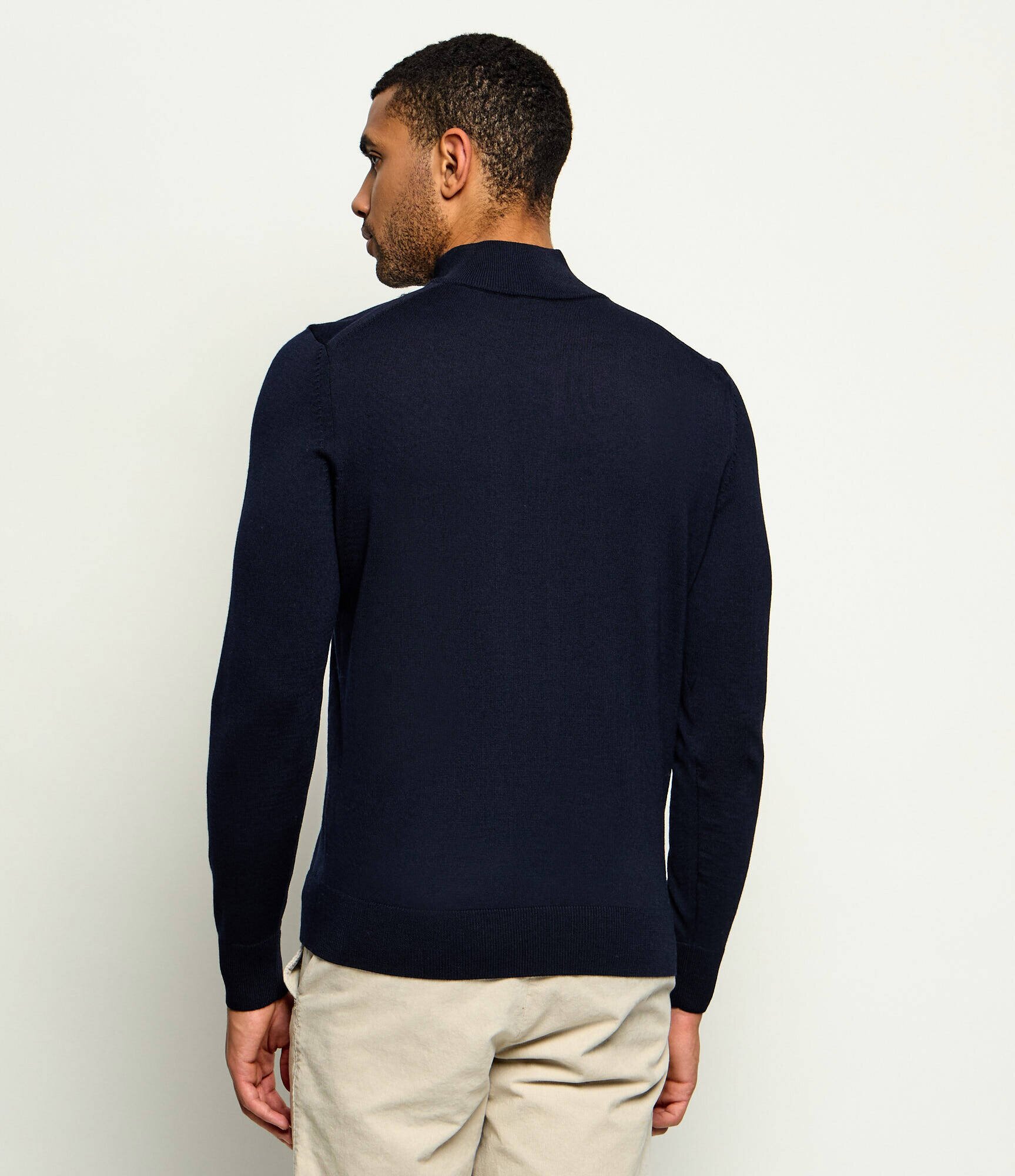 BOSS BLACK De lână guler înalt H-Ebenji-L | Slim Fit