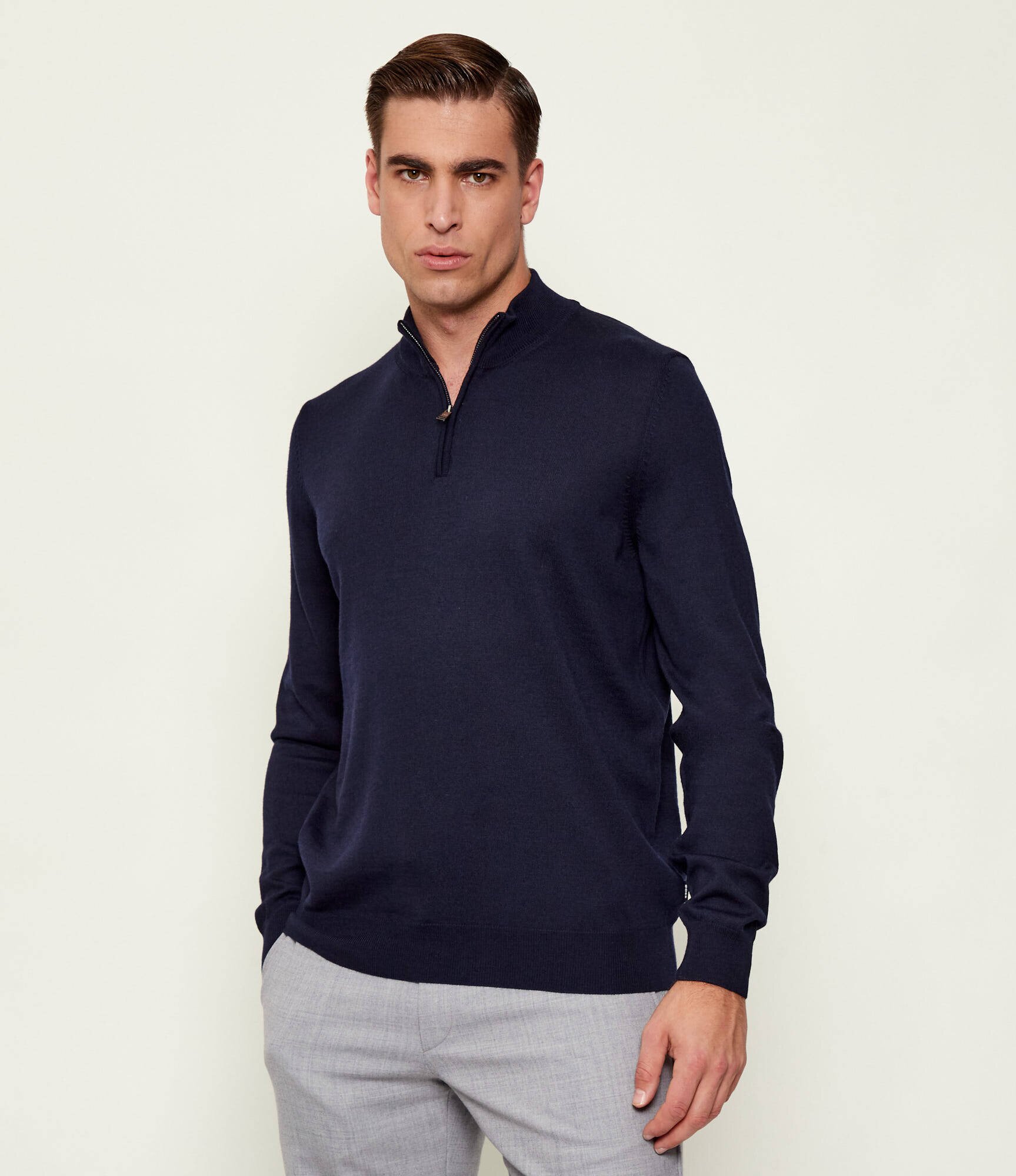 BOSS BLACK De lână maletă Ebenji | Regular Fit