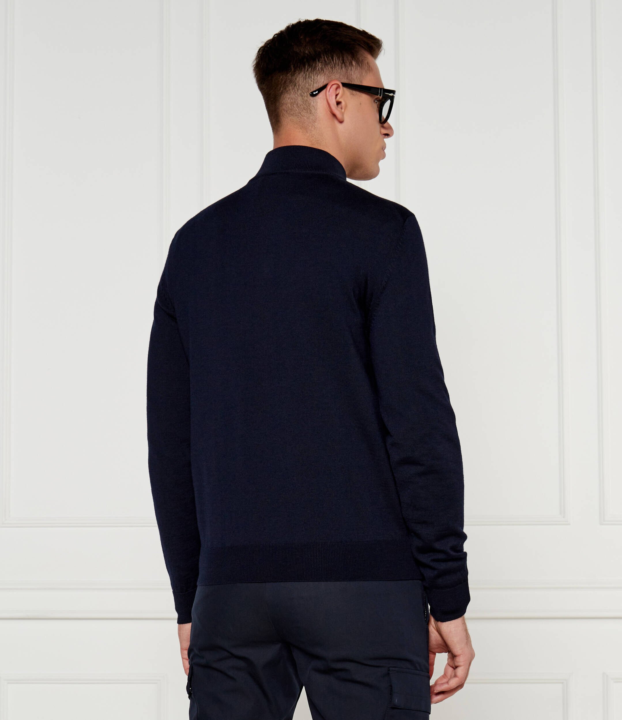 BOSS BLACK De lână maletă Ebenji | Regular Fit