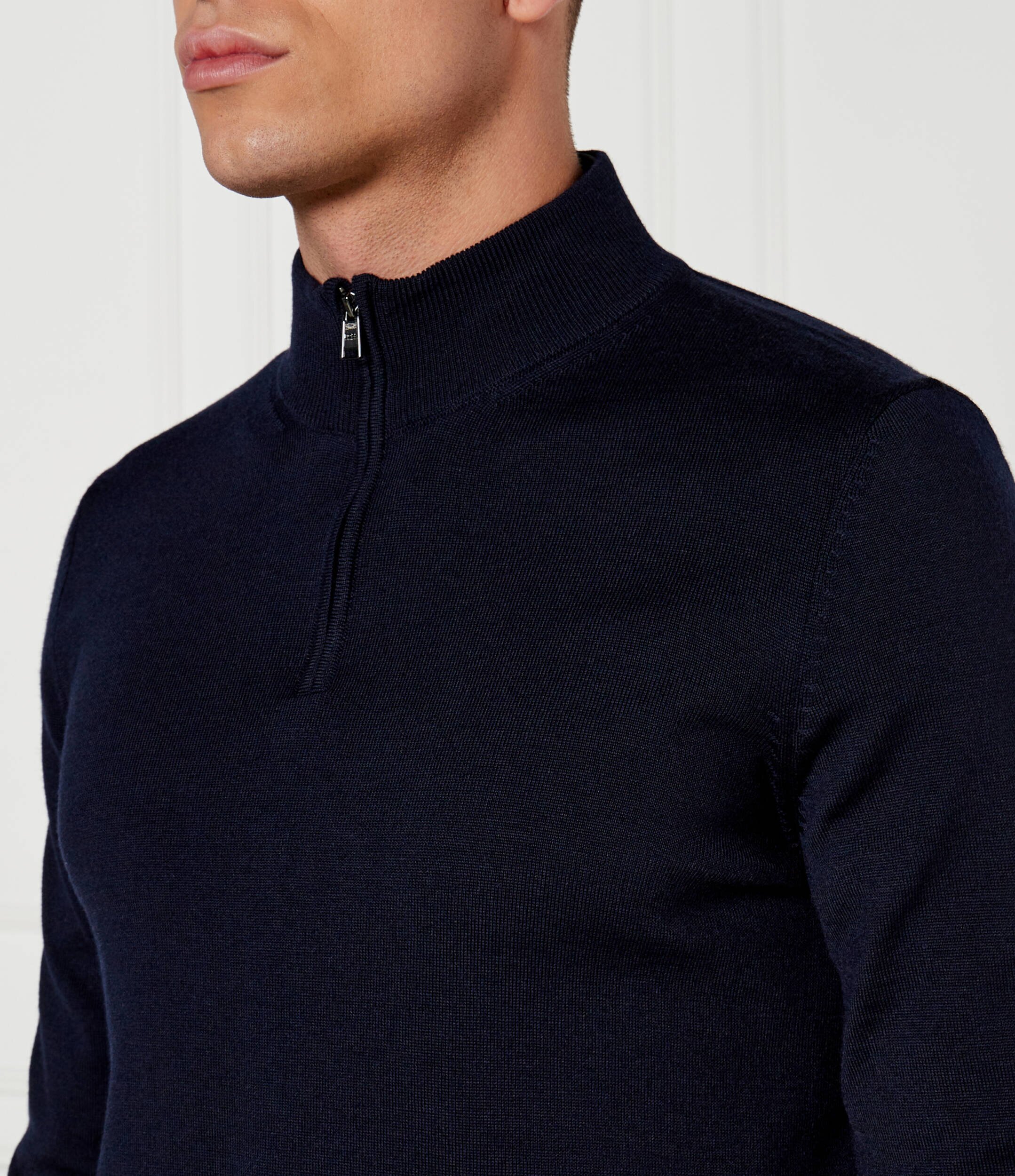 BOSS BLACK De lână maletă Ebenji | Regular Fit