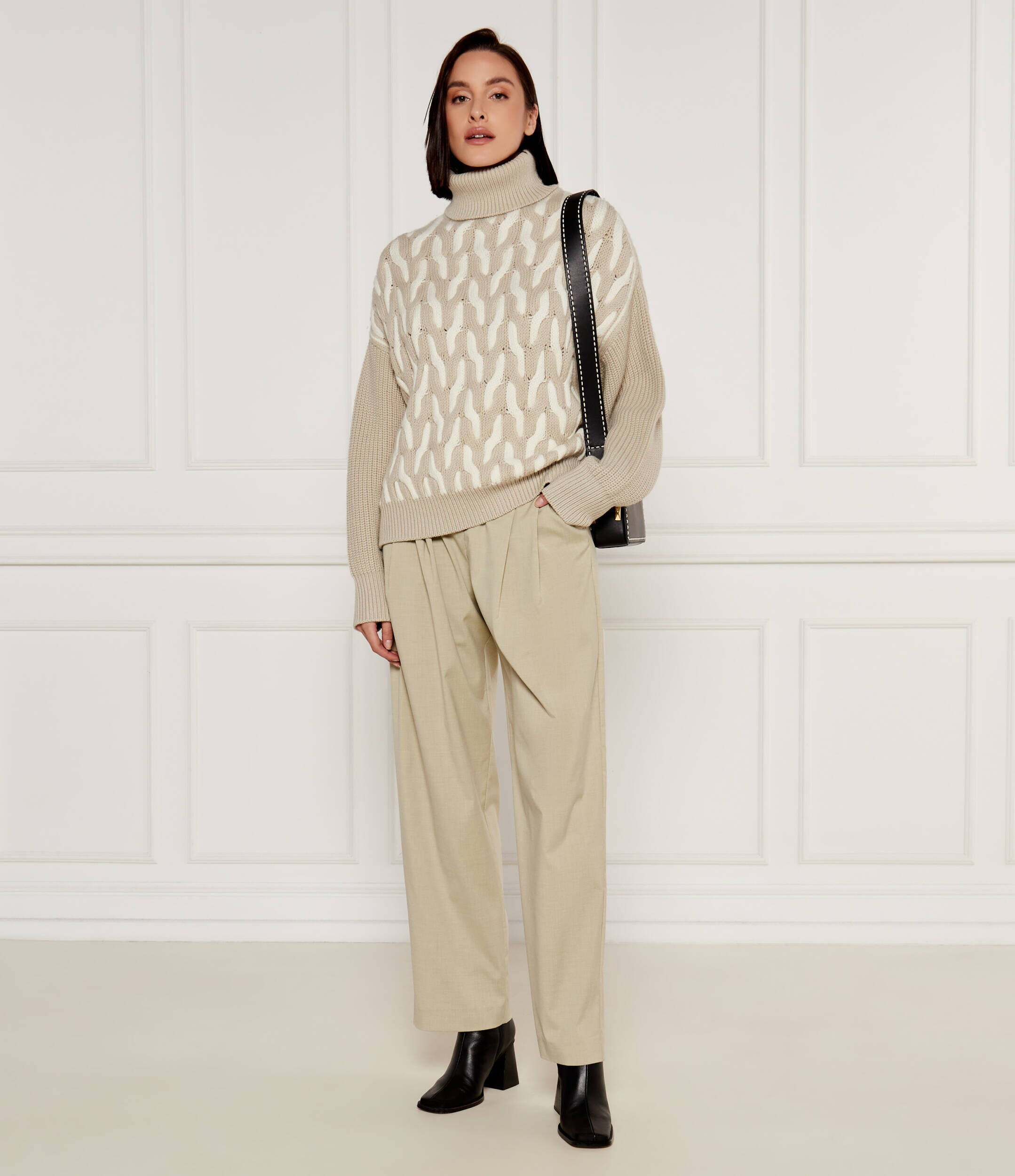 BOSS BLACK De lână maletă Ferdolia | Regular Fit