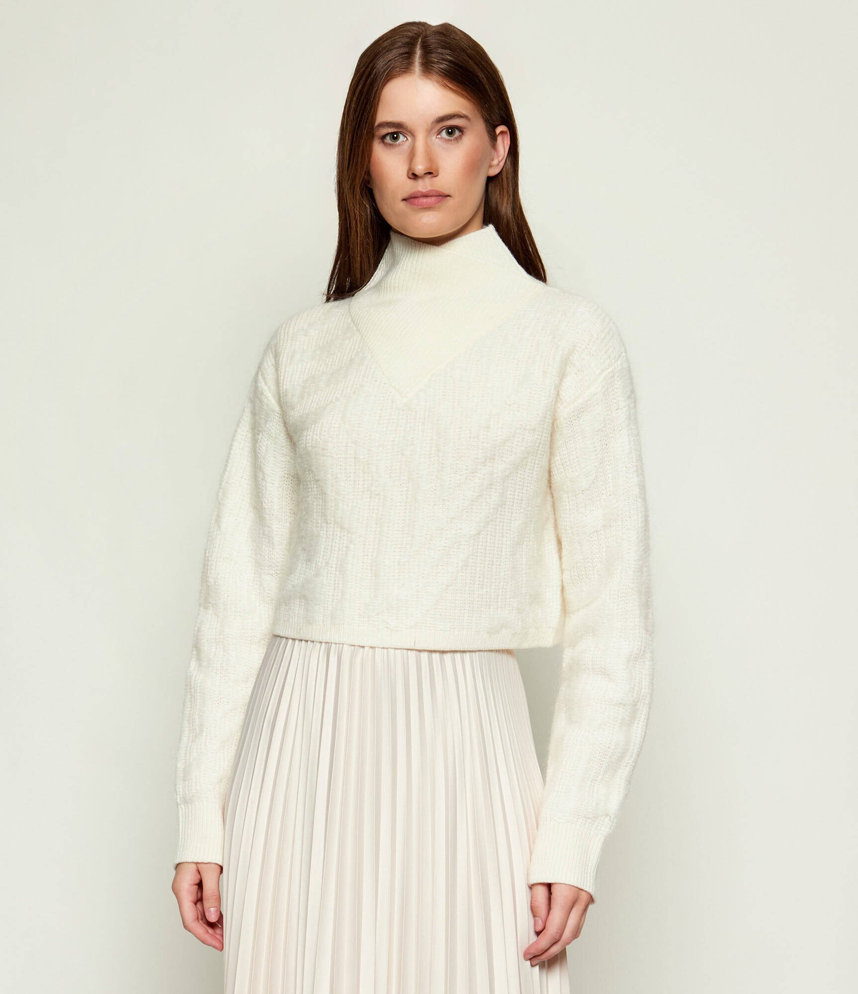 BOSS BLACK De lână maletă Fisura | Cropped Fit