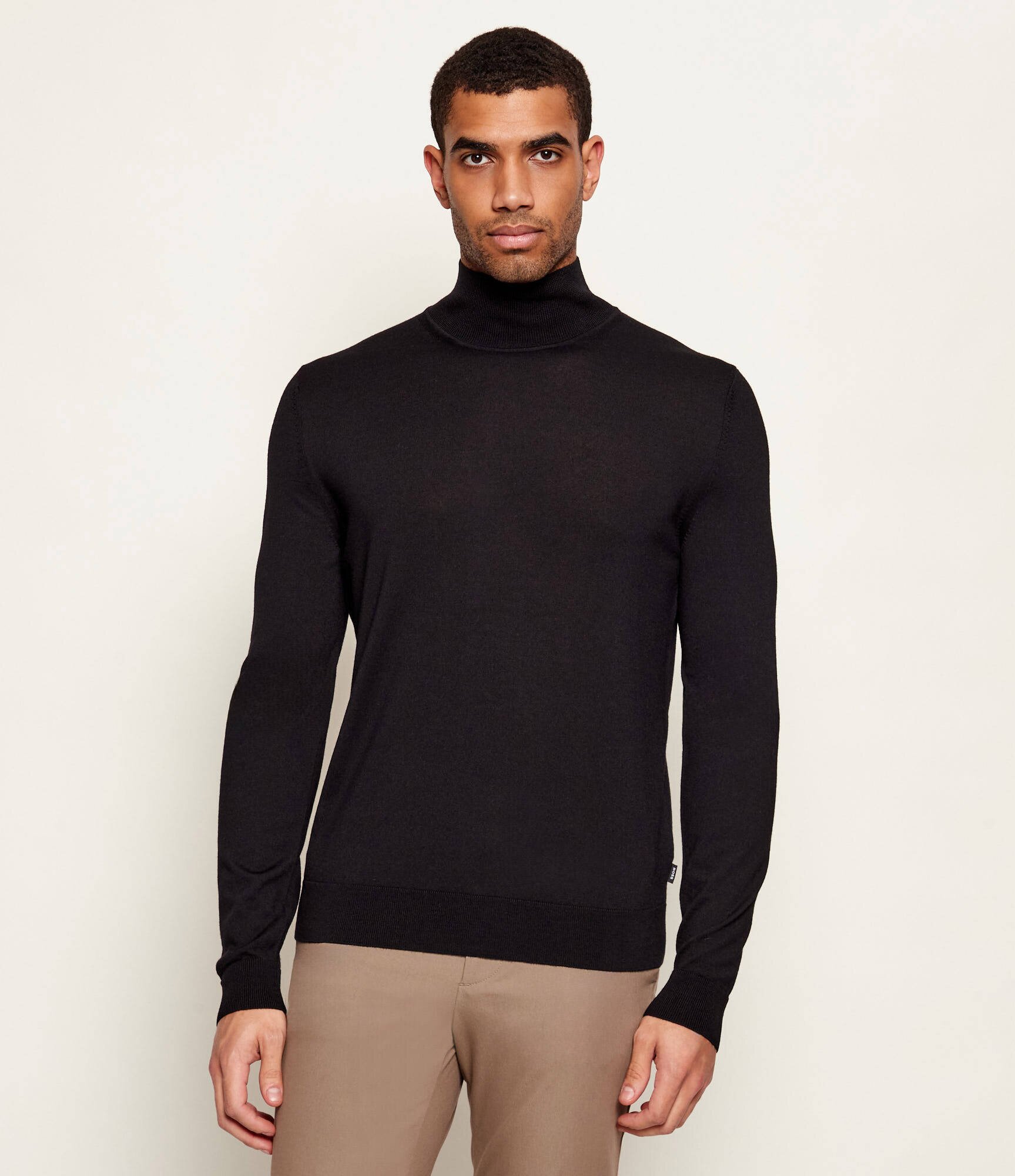 BOSS BLACK De lână maletă H-Helixon | Slim Fit cu adaos de mătase
