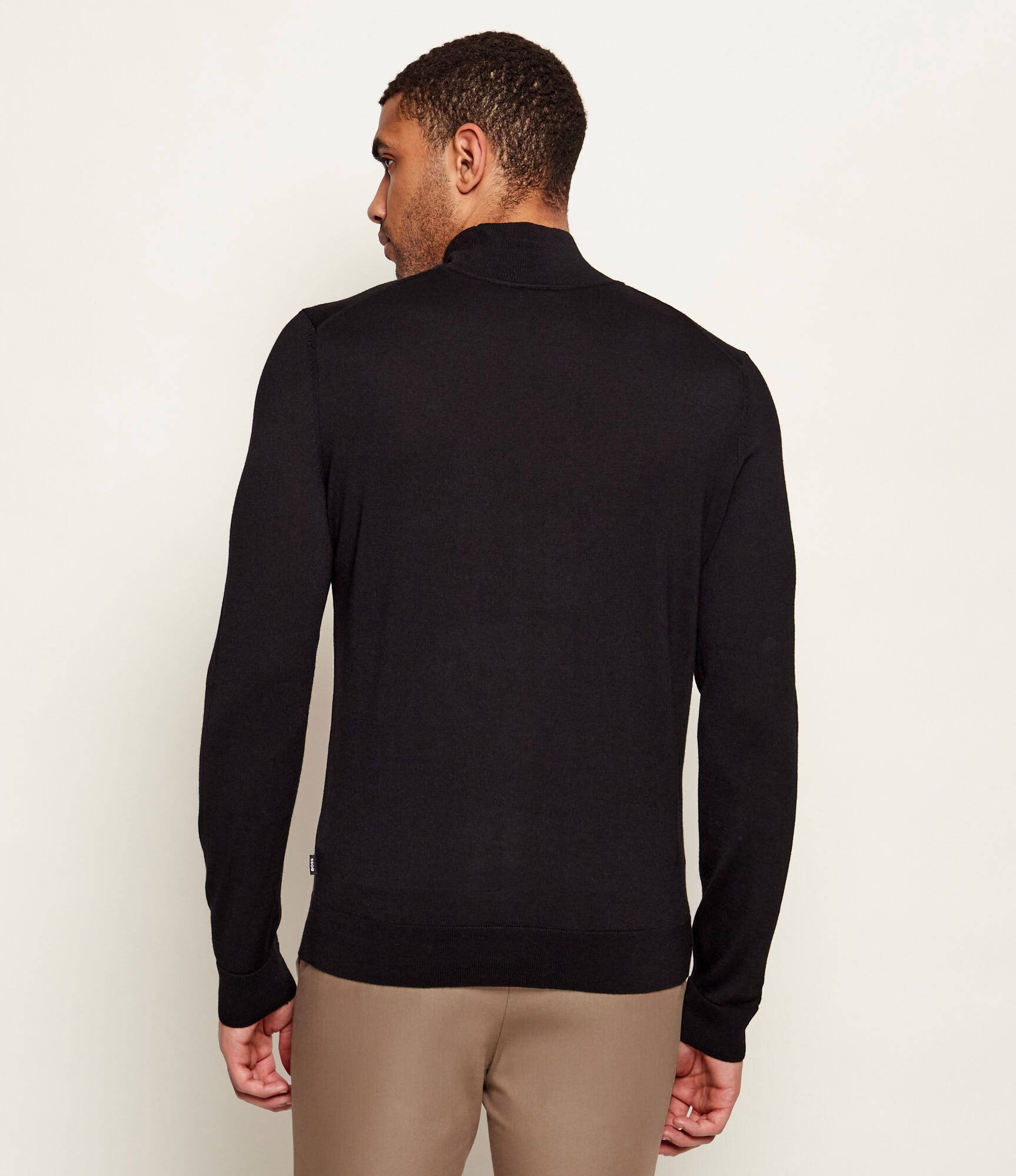 BOSS BLACK De lână maletă H-Helixon | Slim Fit cu adaos de mătase