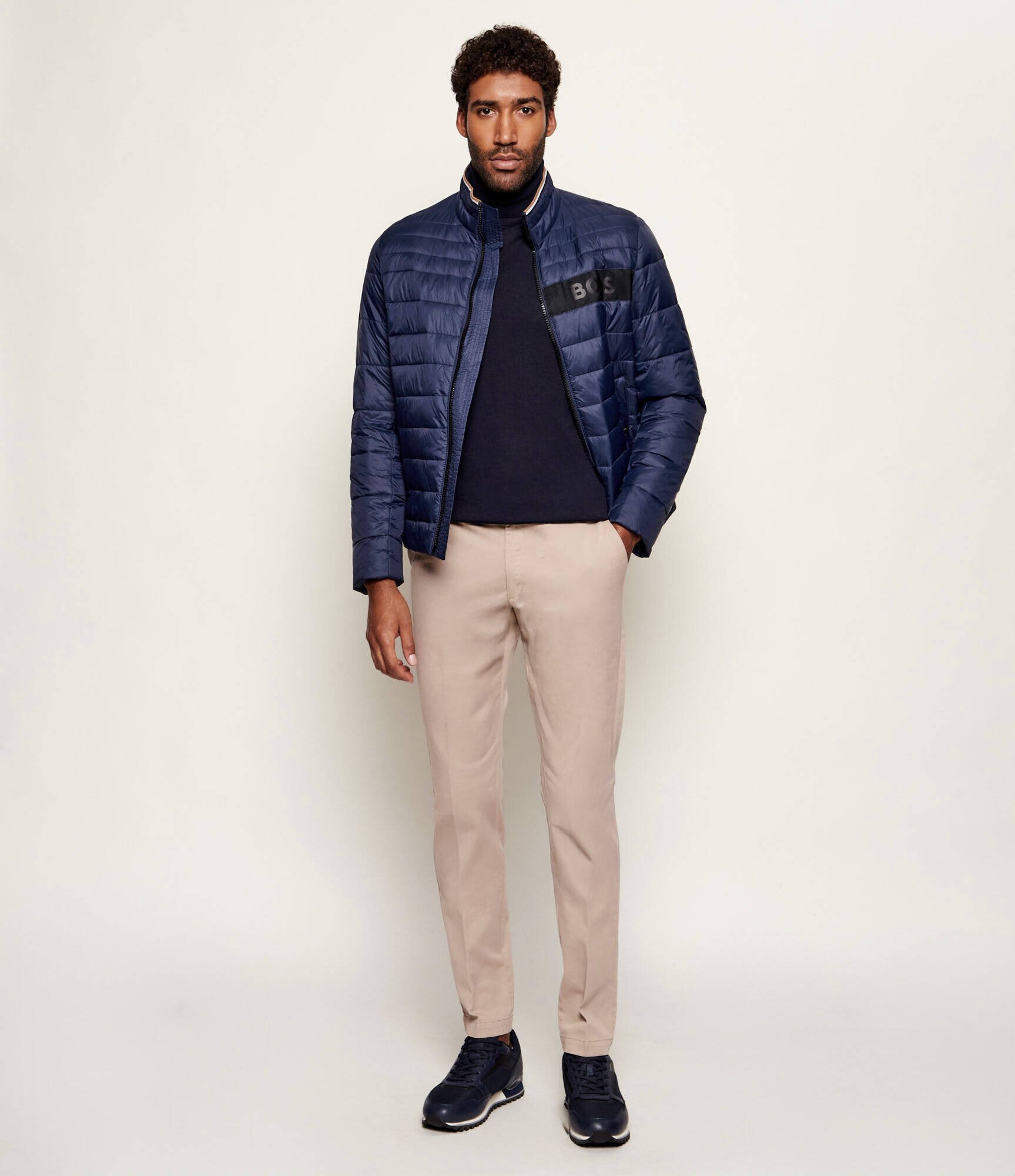 BOSS BLACK de lână maletă musso-p | slim fit