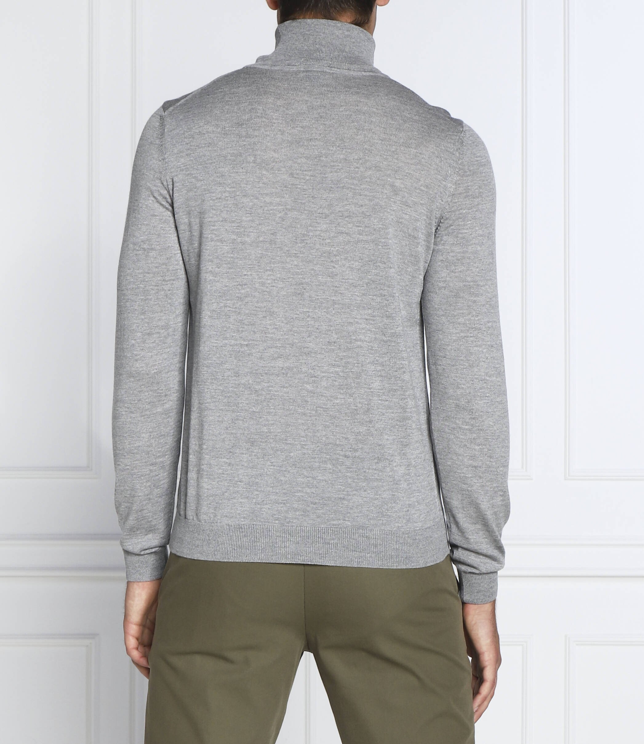 BOSS BLACK de lână maletă musso-p | slim fit