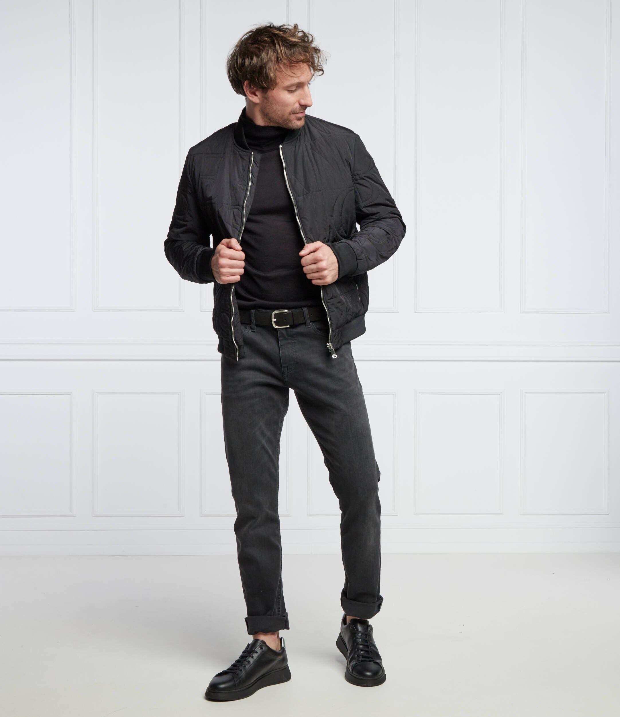 BOSS BLACK De lână maletă Ulsan | Slim Fit