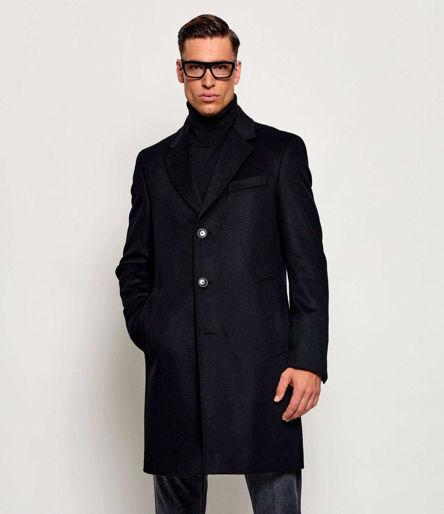 BOSS BLACK De lână palton H-Hyde-264 cu adaos de cașmir