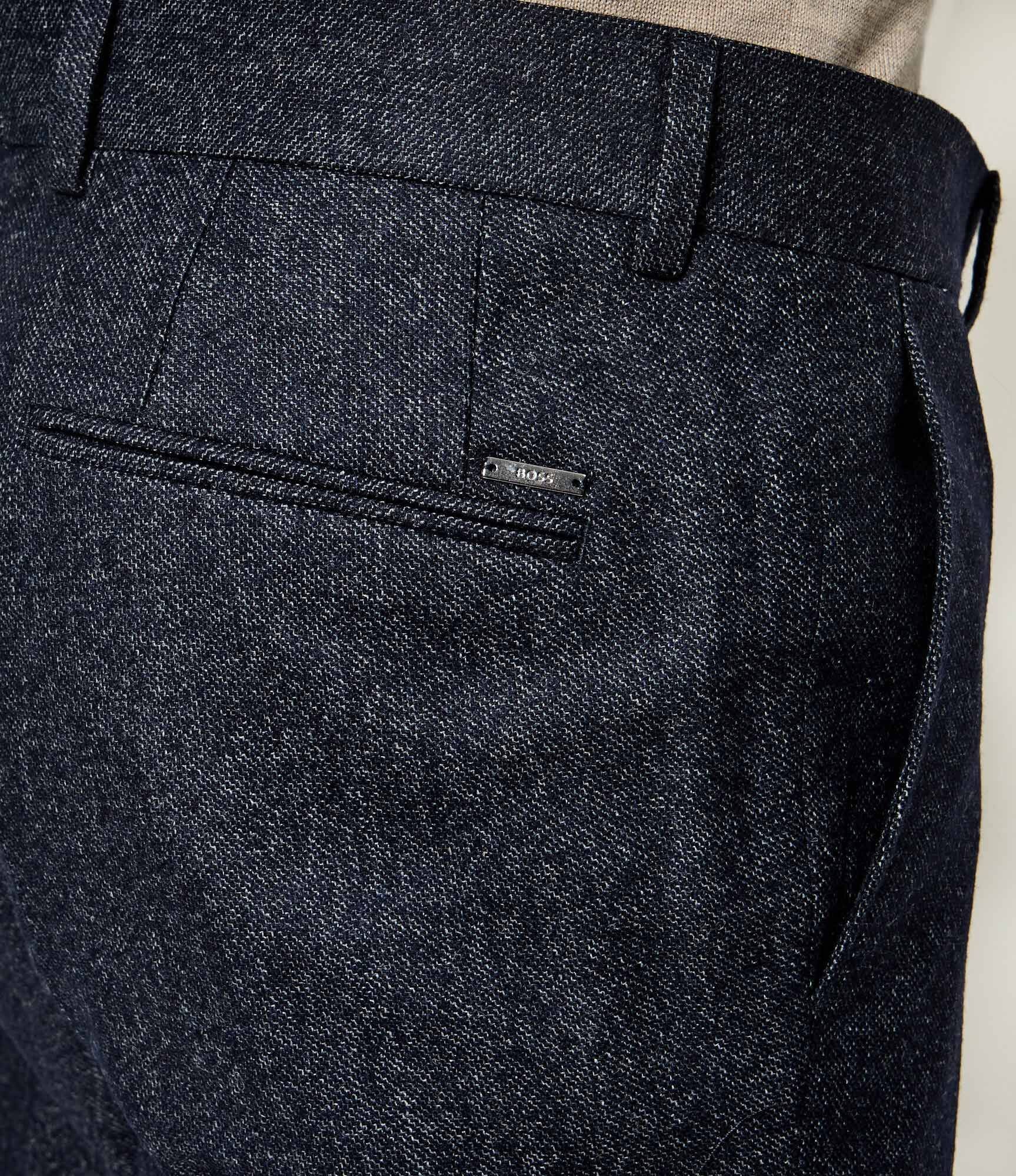 BOSS BLACK De lână pantaloni H-Genius-263 | Slim Fit cu adaos de cașmir
