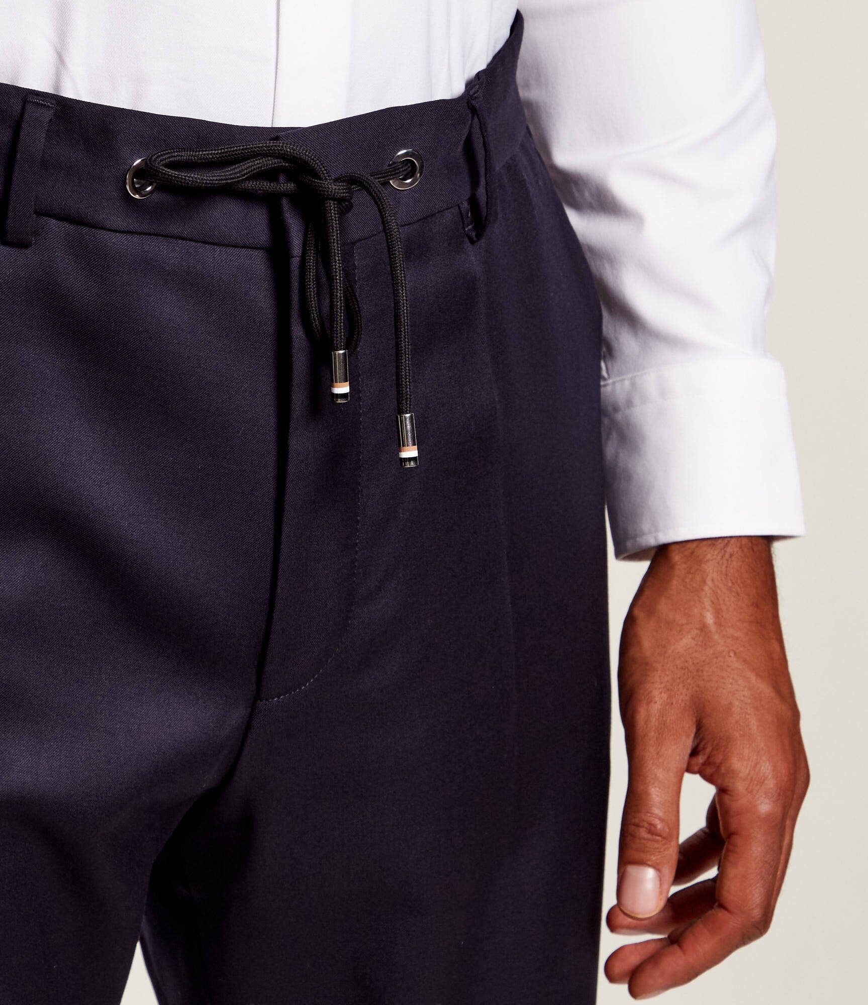 BOSS BLACK De lână pantaloni H-Genius-DS-B1 | Slim Fit