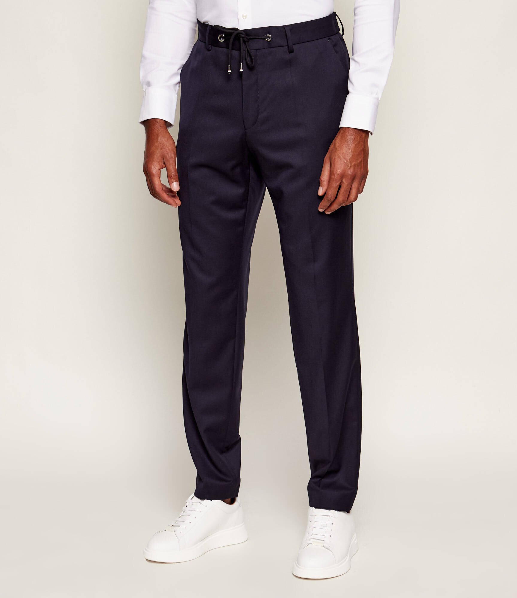 BOSS BLACK De lână pantaloni H-Genius-DS-B1 | Slim Fit