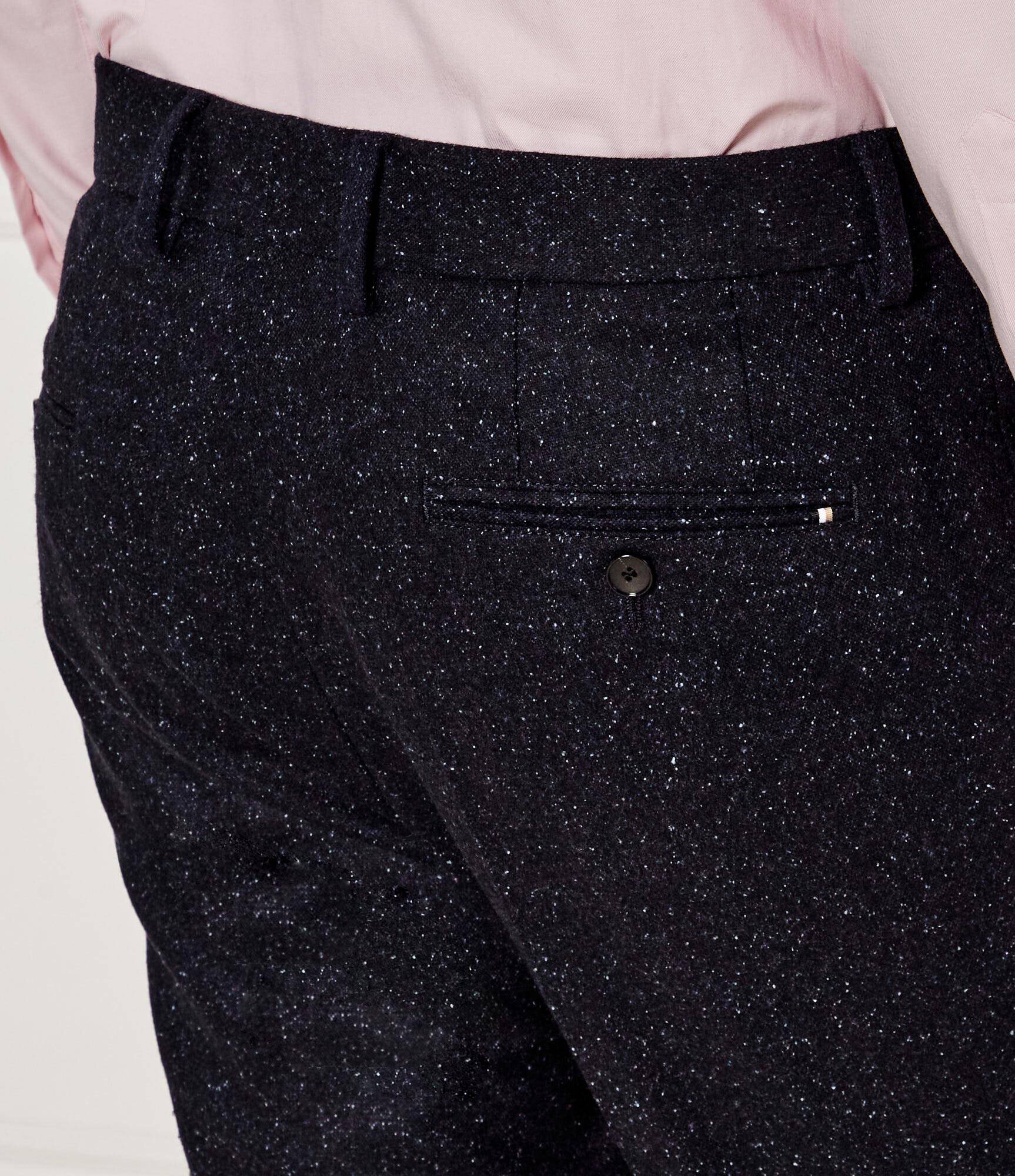 BOSS BLACK De lână pantaloni H-Genius-DTL-243 | Slim Fit cu adaos de mătase