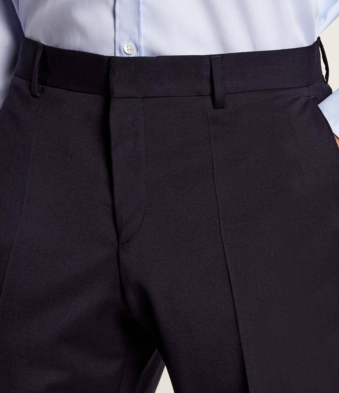 BOSS BLACK De lână pantaloni H-Genius-MM-251 | Slim Fit