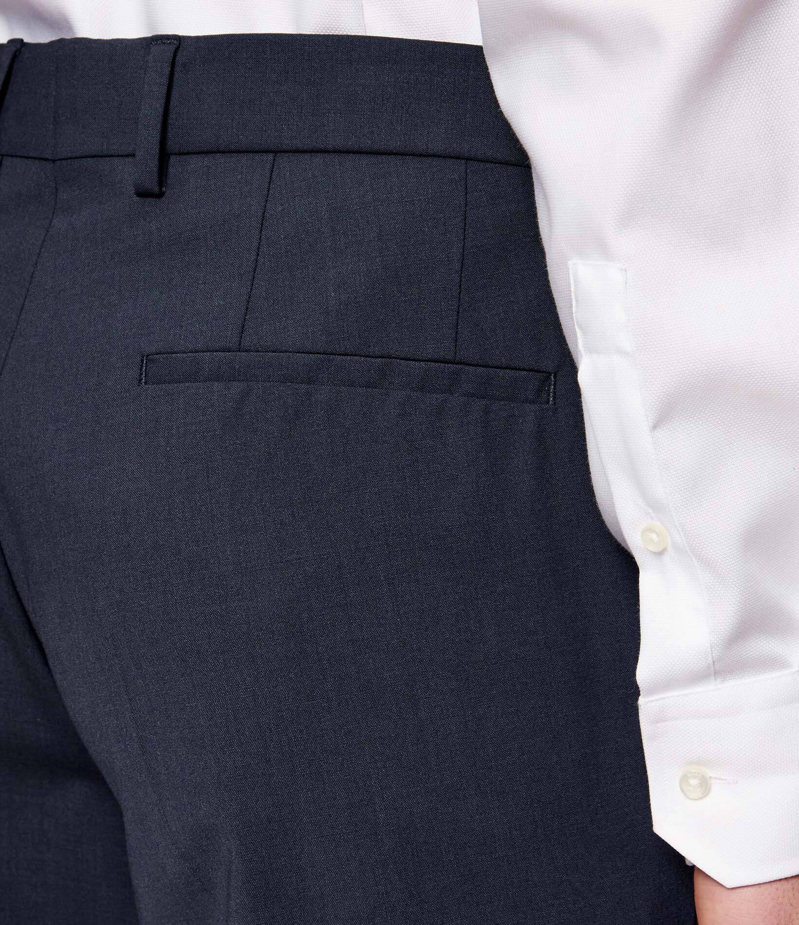 BOSS BLACK de lână pantaloni h-lenon-mm-224 | regular fit