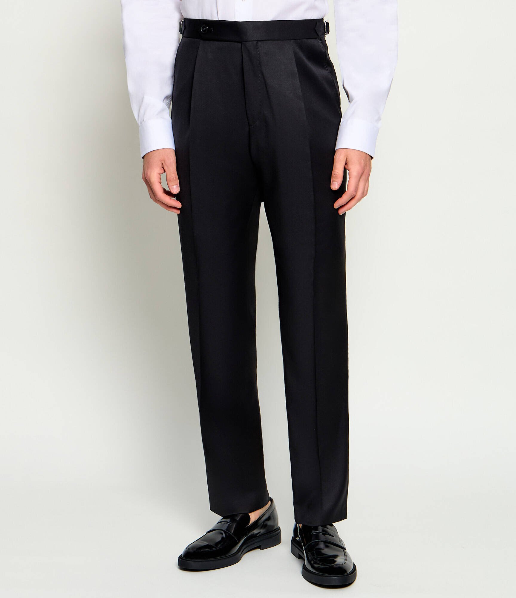 BOSS BLACK De lână pantaloni H-Perino-B1-263 | Slim Fit
