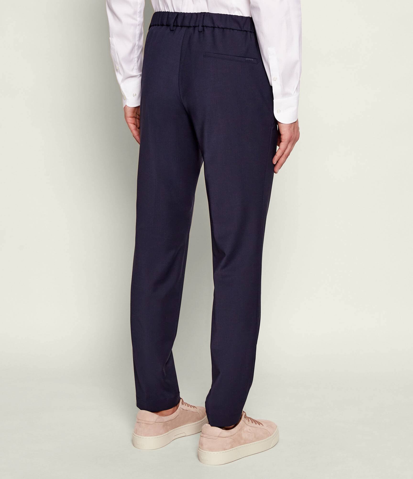 BOSS BLACK De lână pantaloni P-Genius-CW-WG-261 | Slim Fit