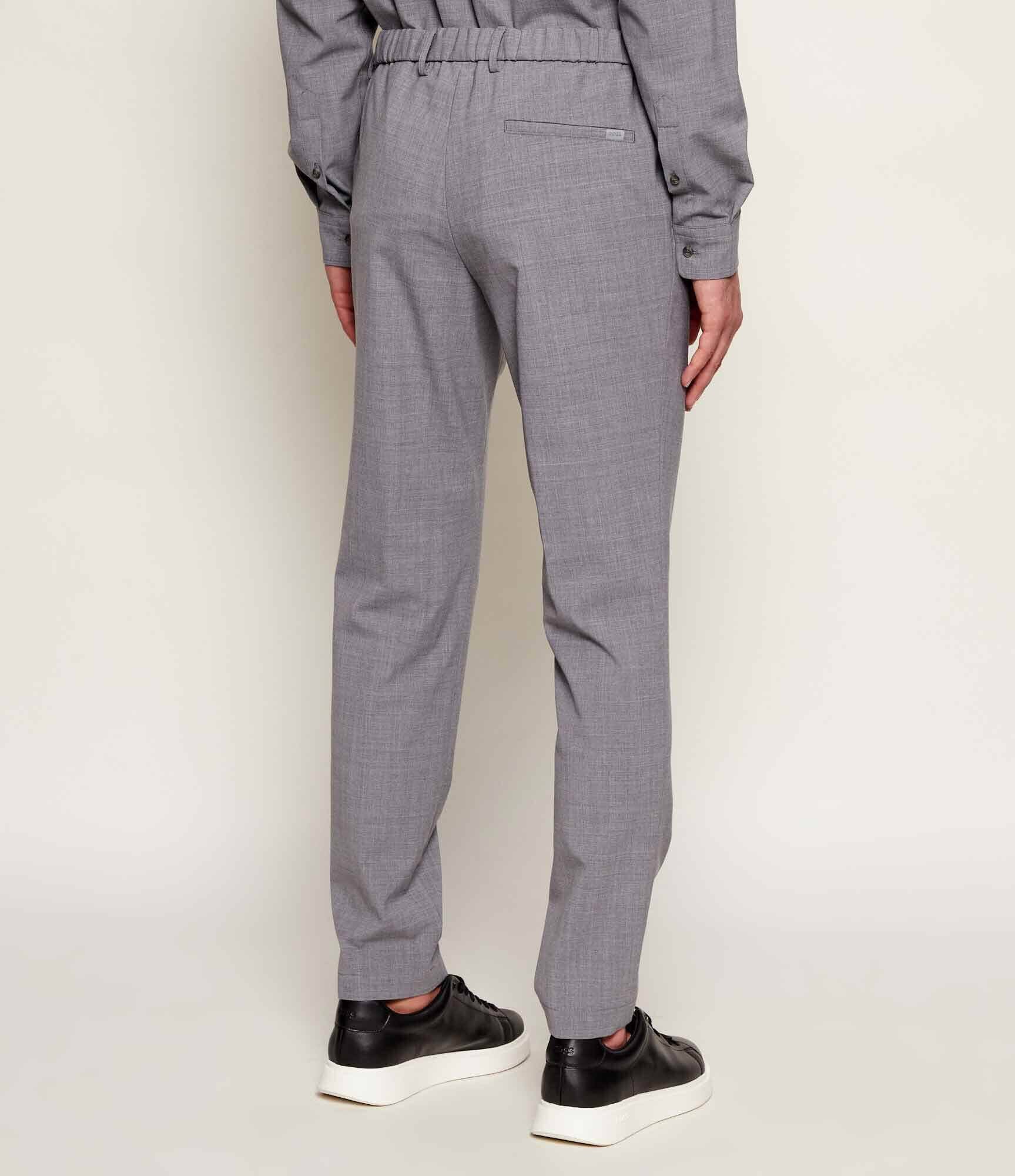BOSS BLACK De lână pantaloni P-Genius-CW-WG-261 | Slim Fit