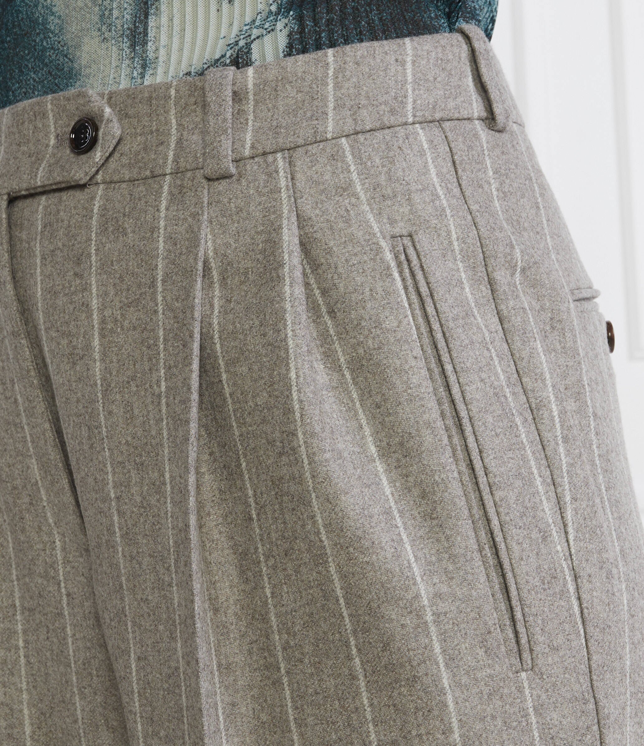 BOSS BLACK De lână pantaloni Taleco | Relaxed fit