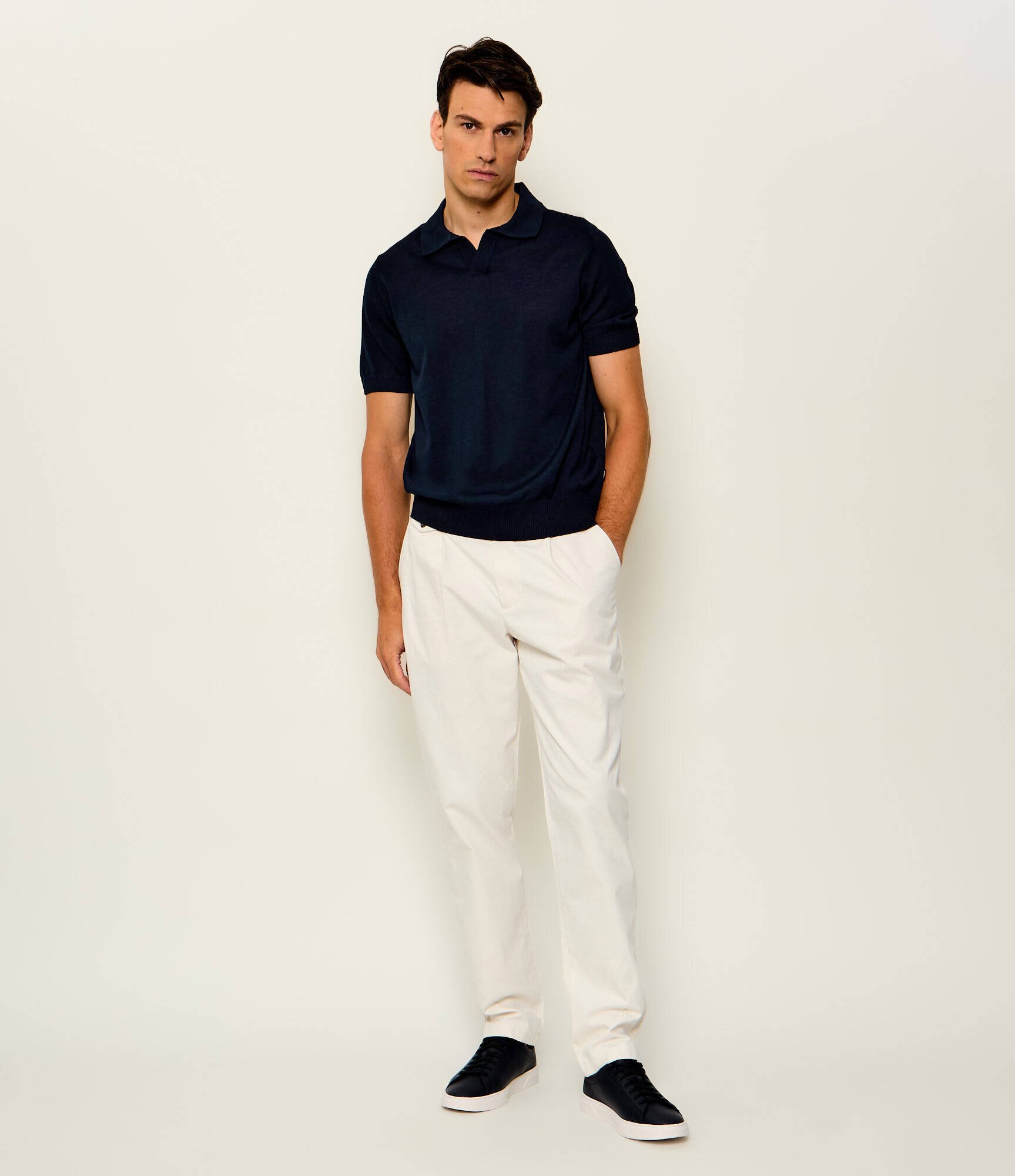 BOSS BLACK De lână polo H-Lantoni | regular fit