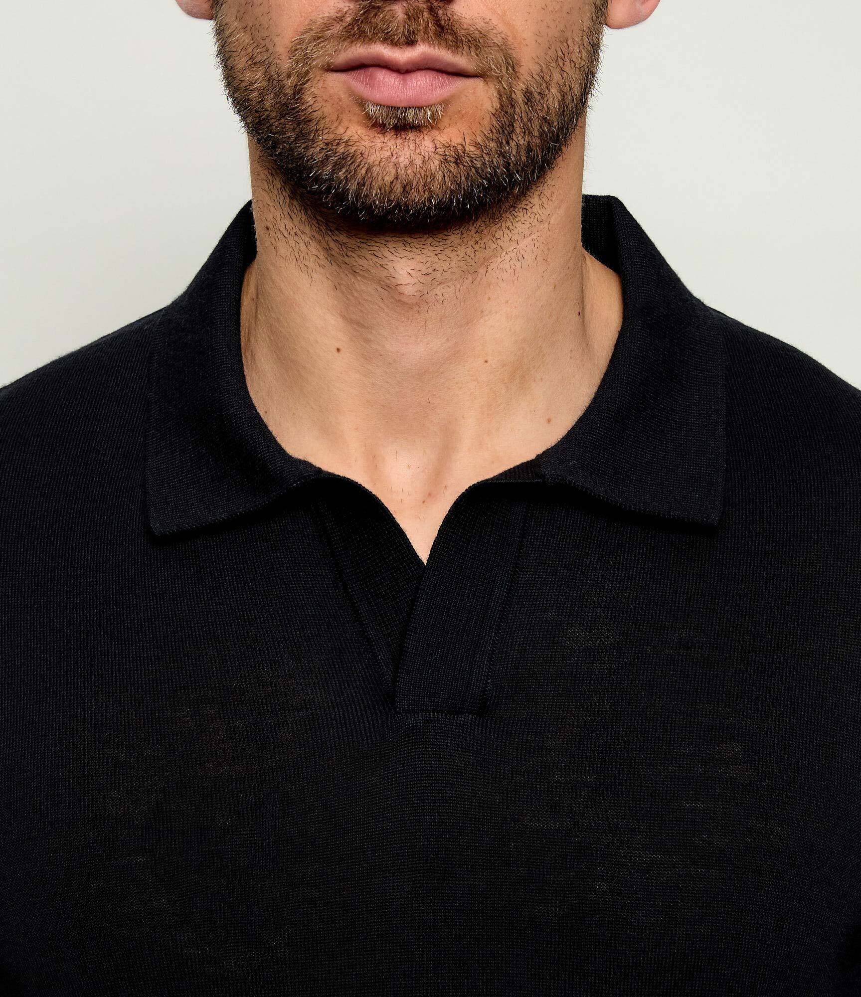 BOSS BLACK De lână polo H-Lantoni | regular fit
