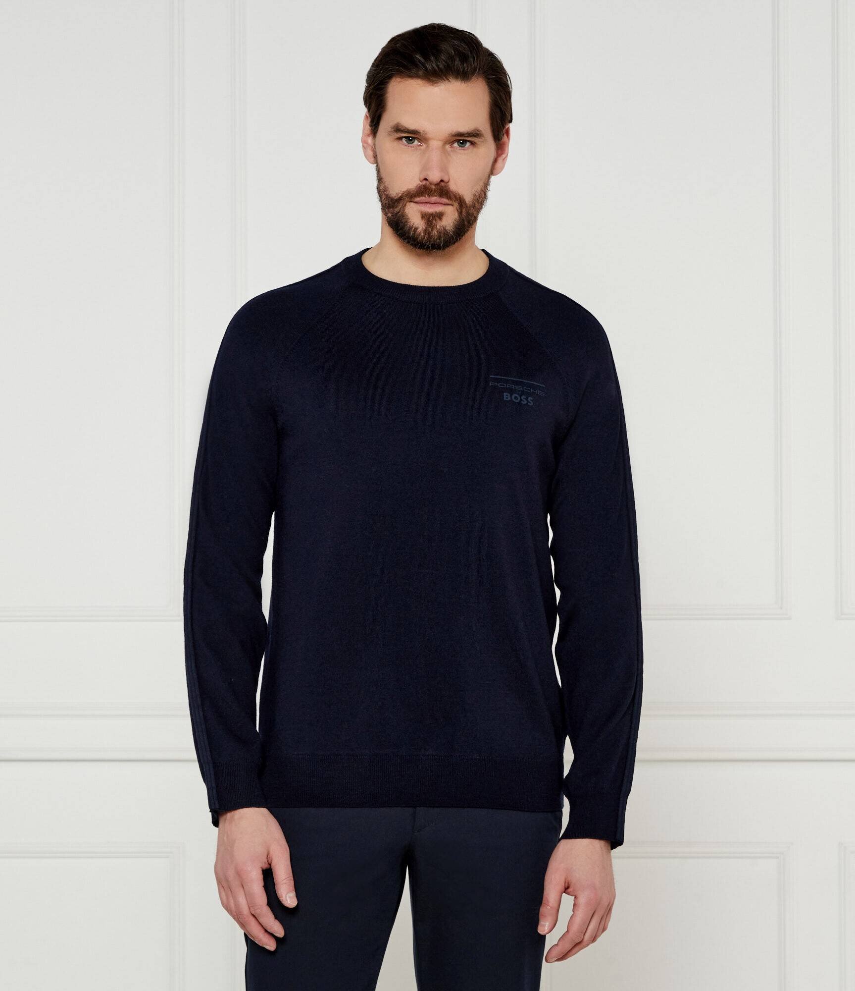 BOSS BLACK De lână pulover Balleto_PS | Boss x Porsche | regular fit
