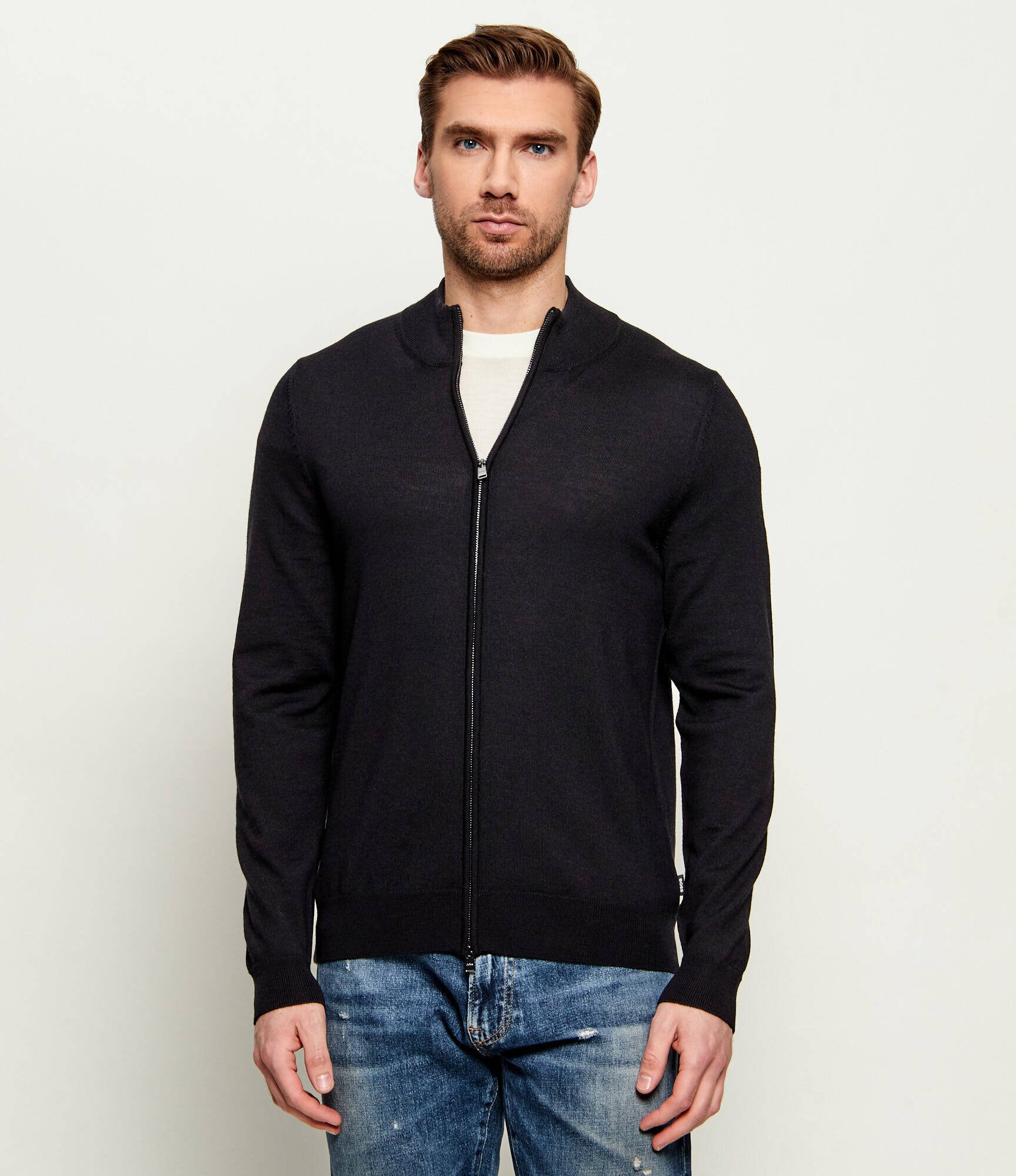 BOSS BLACK de lână pulover balonso | regular fit