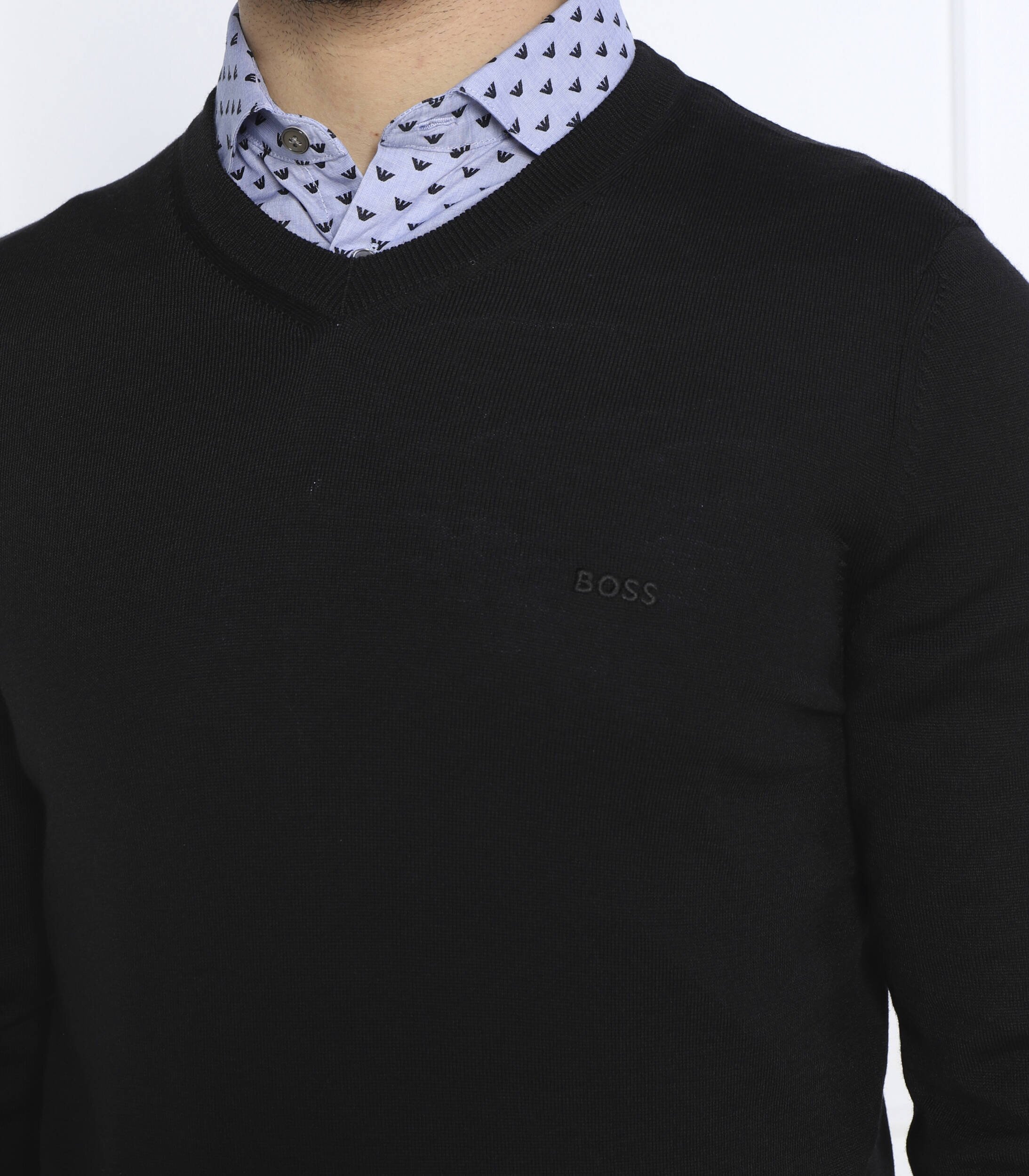 BOSS BLACK de lână pulover baram-l | regular fit