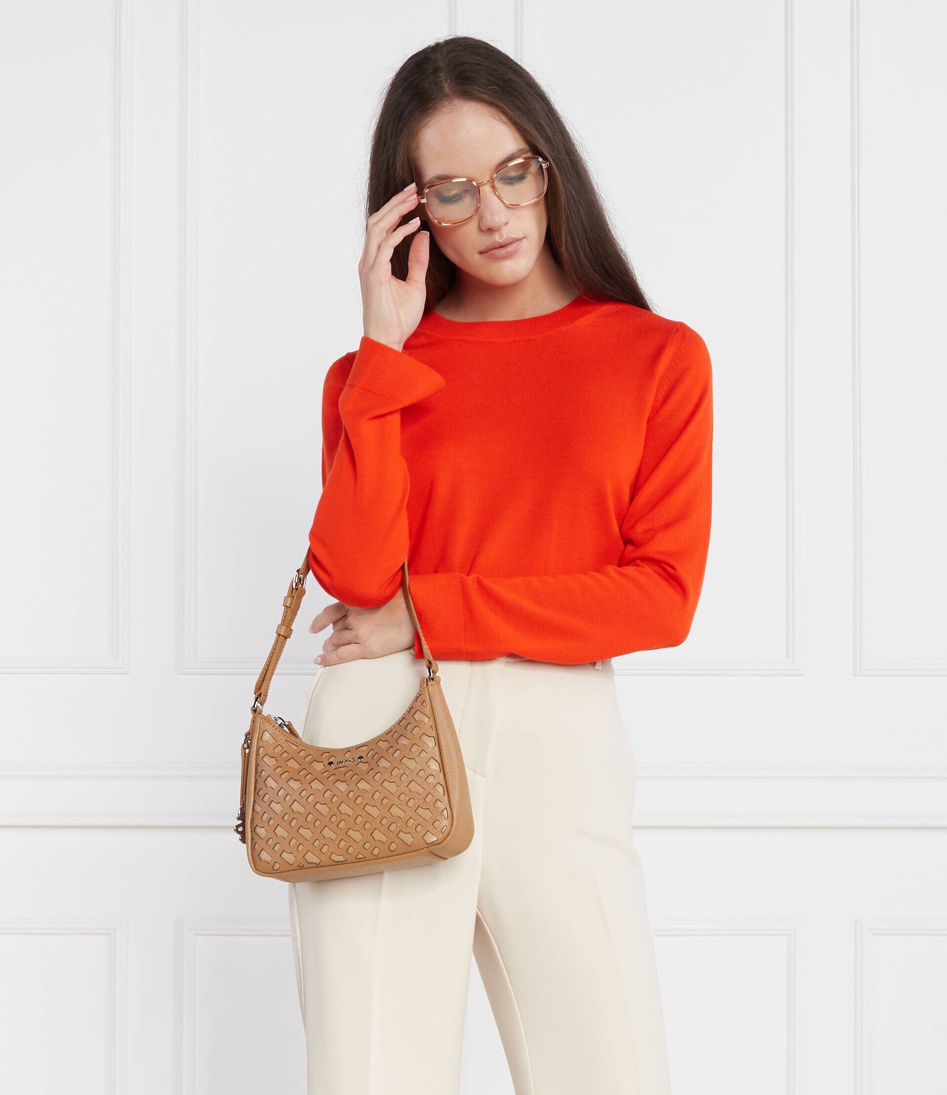 BOSS BLACK de lână pulover feganasi | regular fit