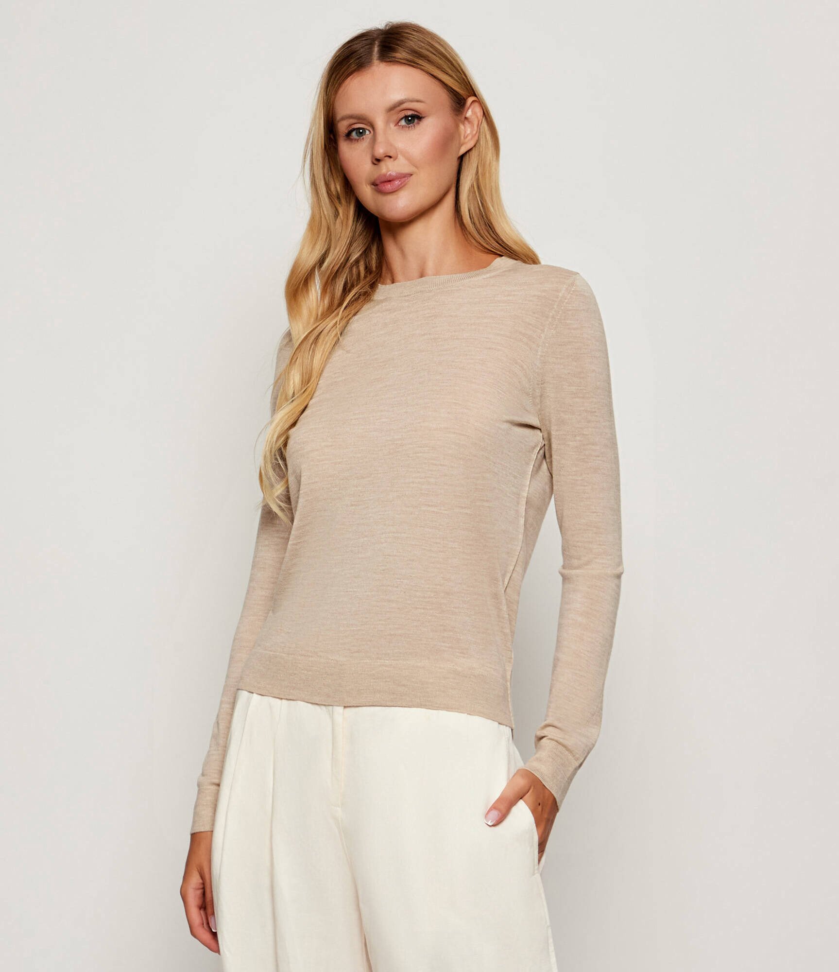 BOSS BLACK De lână pulover Ferpina | Slim Fit