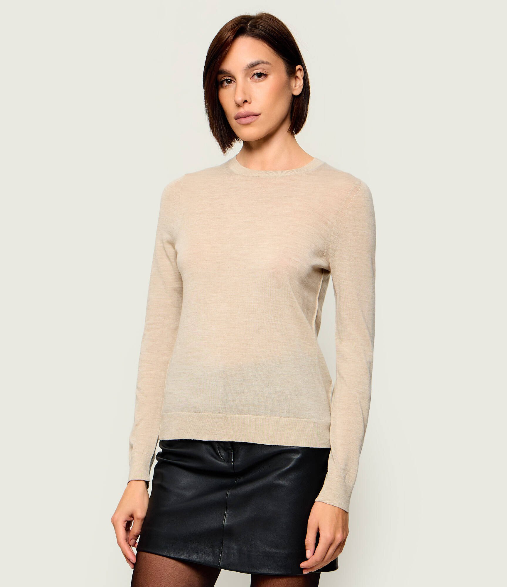 BOSS BLACK De lână pulover Ferpina | Slim Fit