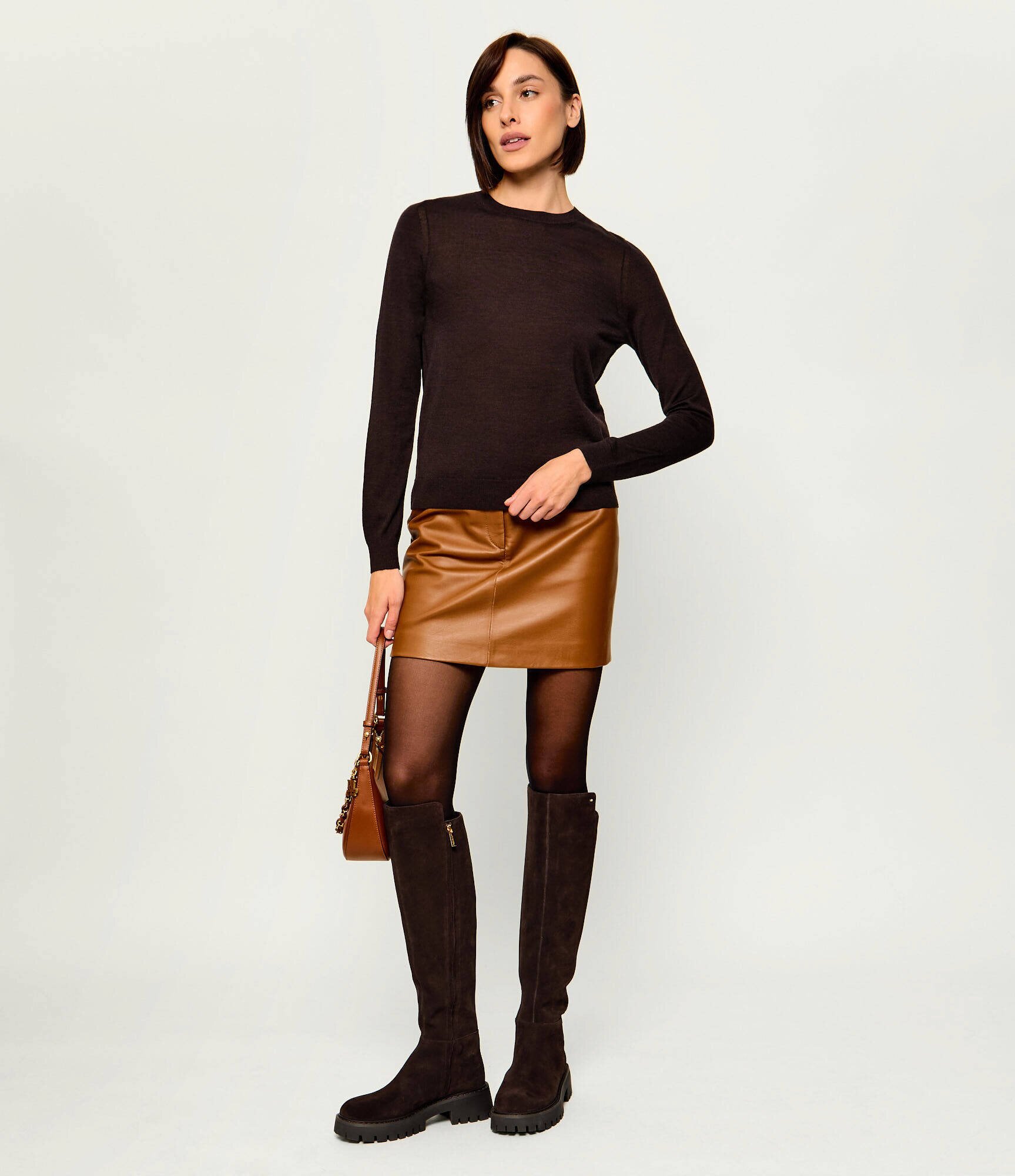 BOSS BLACK De lână pulover Ferpina | Slim Fit