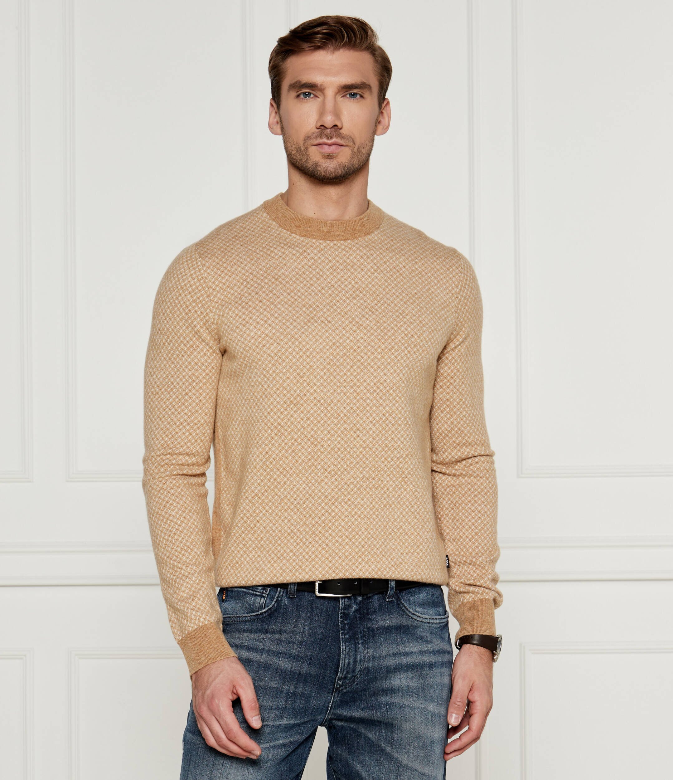 BOSS BLACK De lână pulover H-Eltoro | Regular Fit