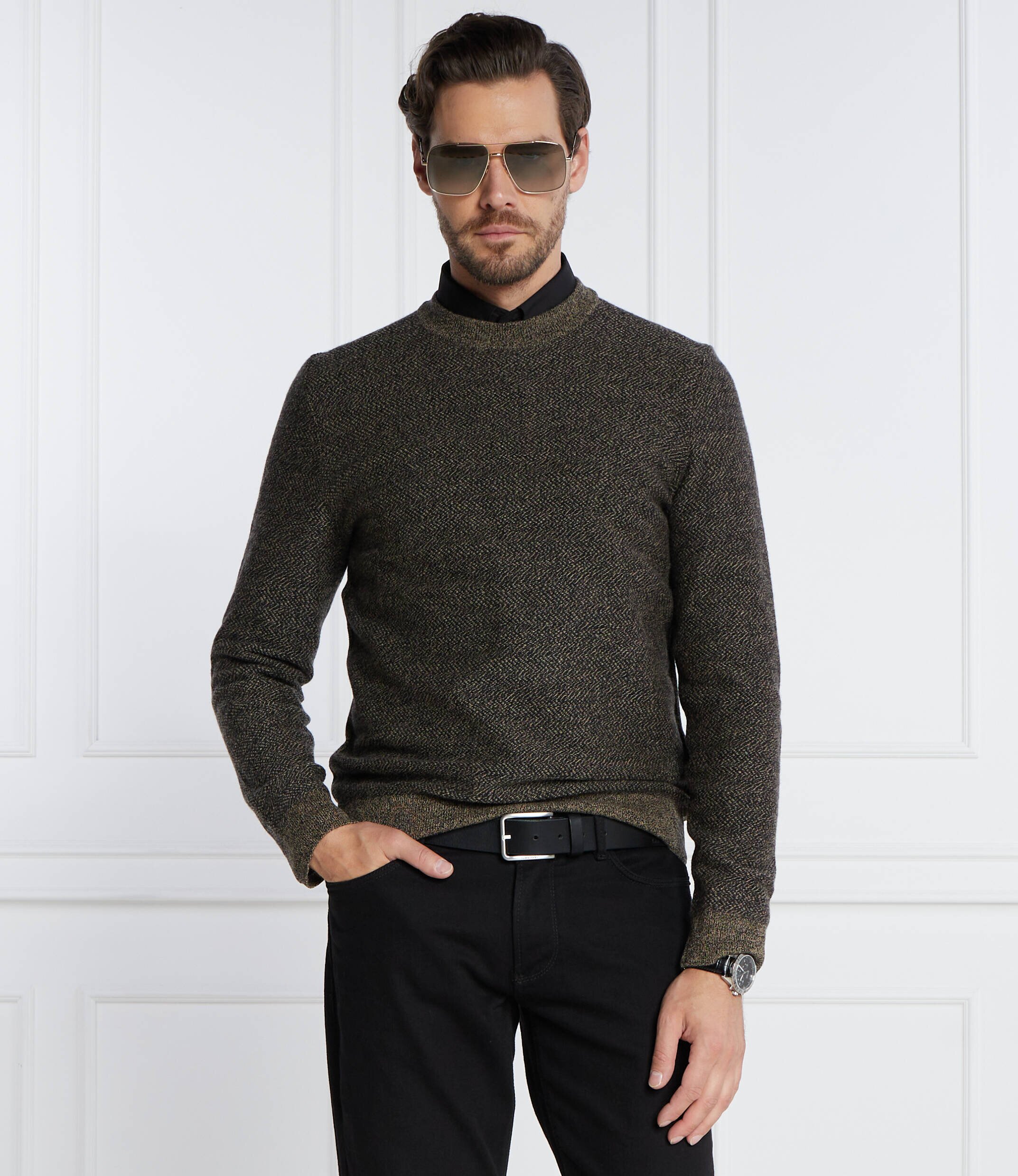 BOSS BLACK De lână pulover Marameo | Regular Fit