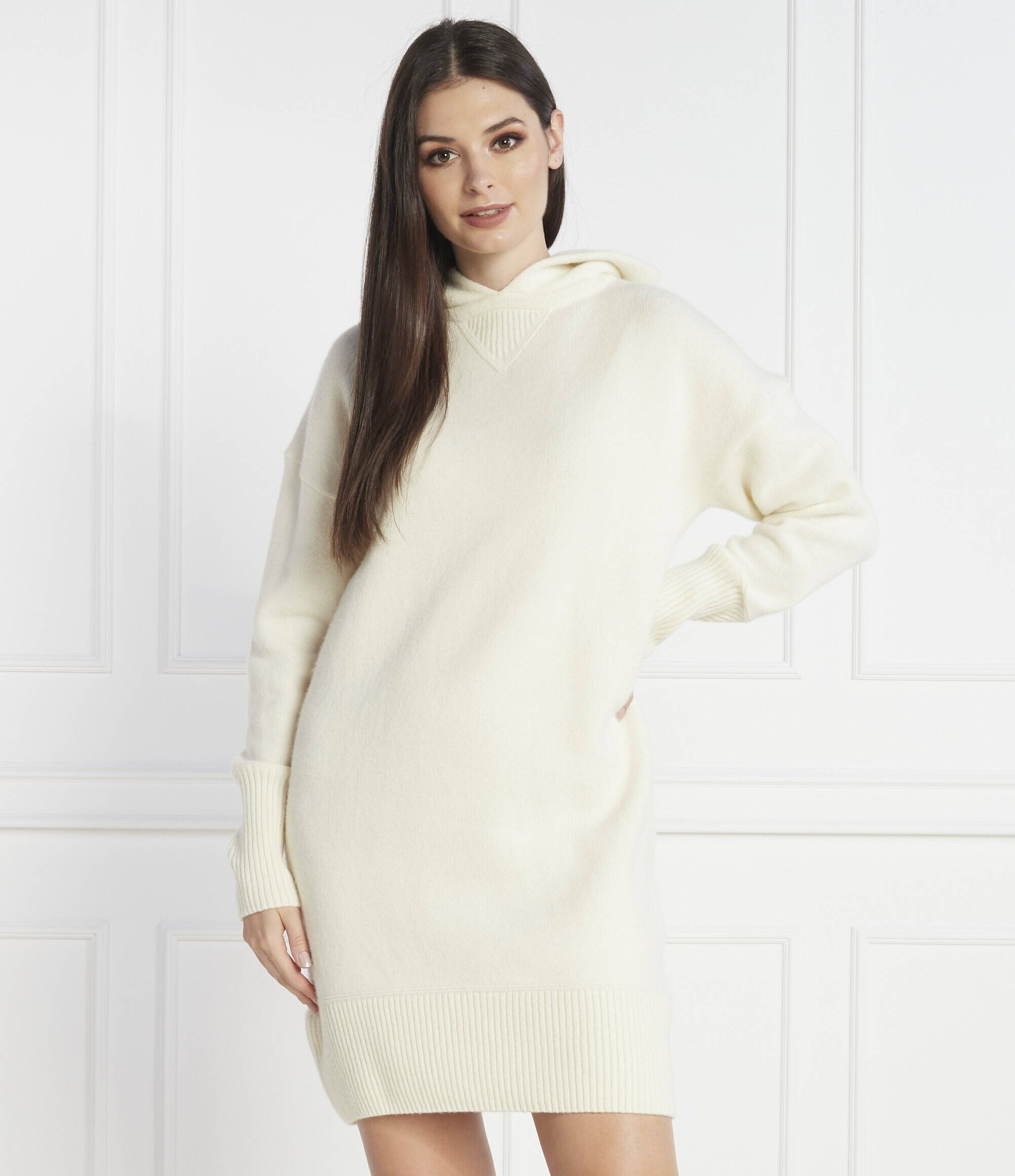 BOSS BLACK De lână rochie Faila