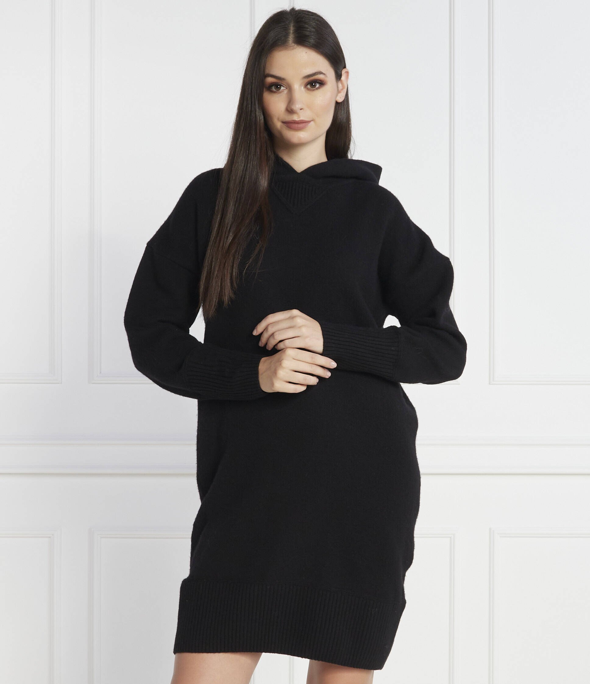BOSS BLACK De lână rochie Faila