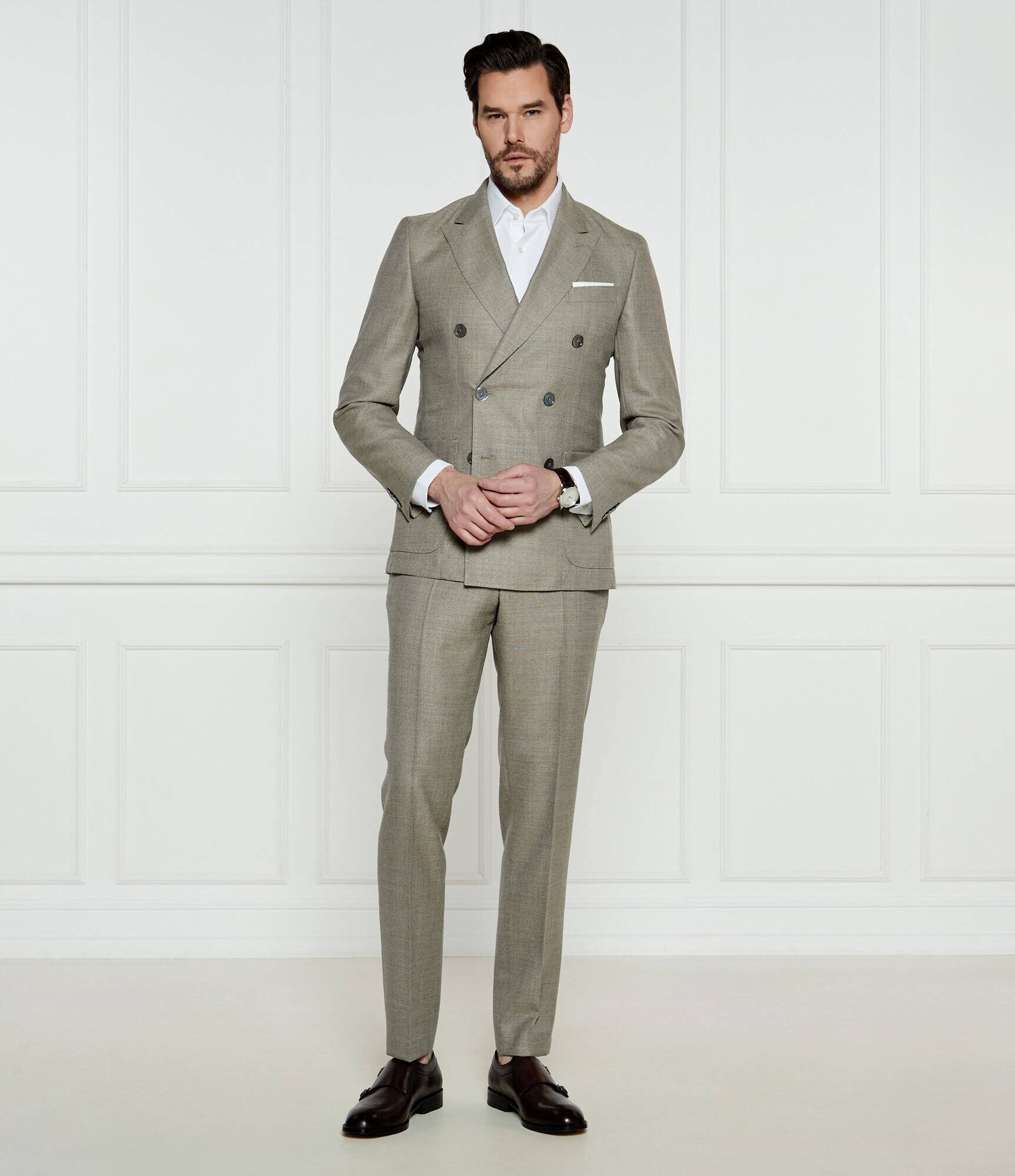 BOSS BLACK De lână sacou C-Huge-DB-251 | Slim Fit
