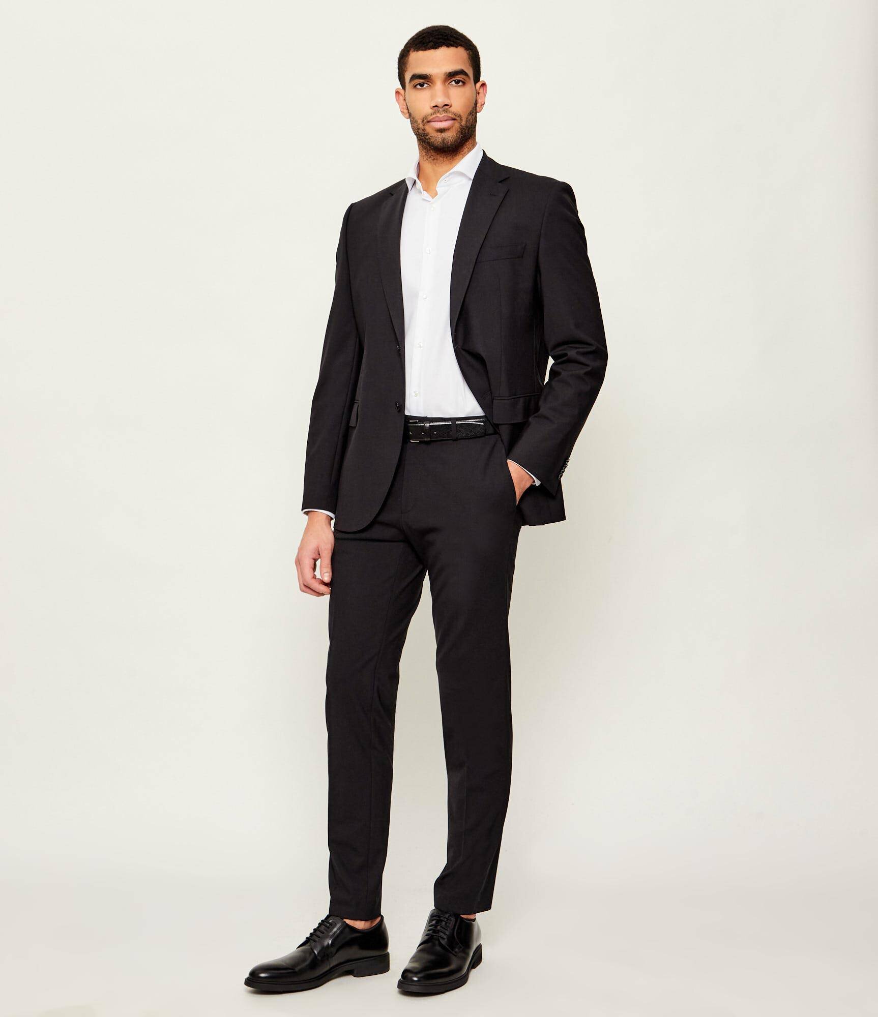 BOSS BLACK de lână sacou h-jeckson-mm-224 | regular fit