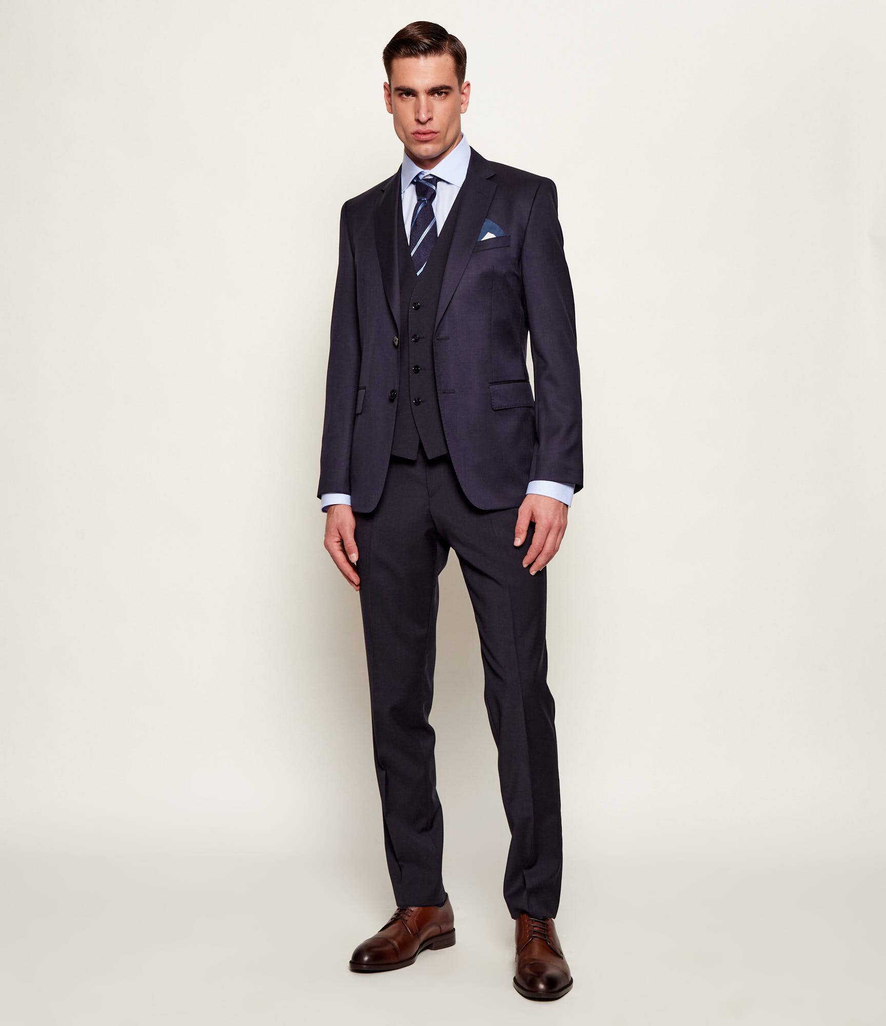 BOSS BLACK De lână sacou | Slim Fit