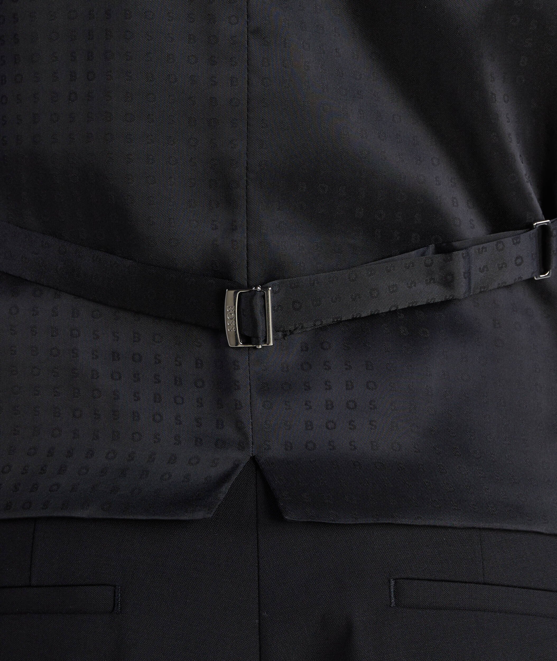 BOSS BLACK De lână vestă | Slim Fit