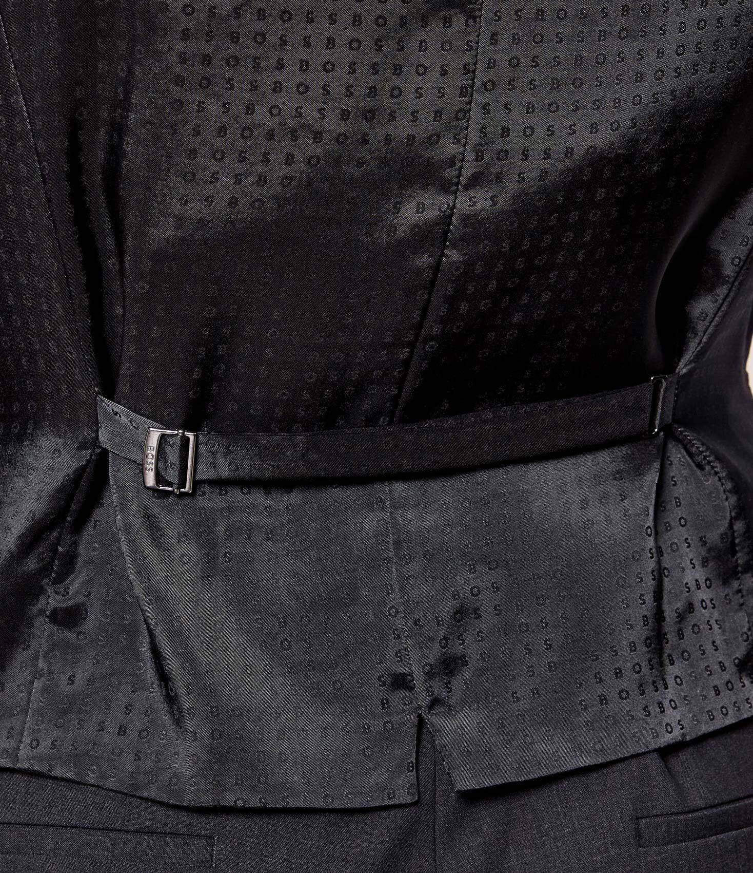 BOSS BLACK de lână vestă | slim fit