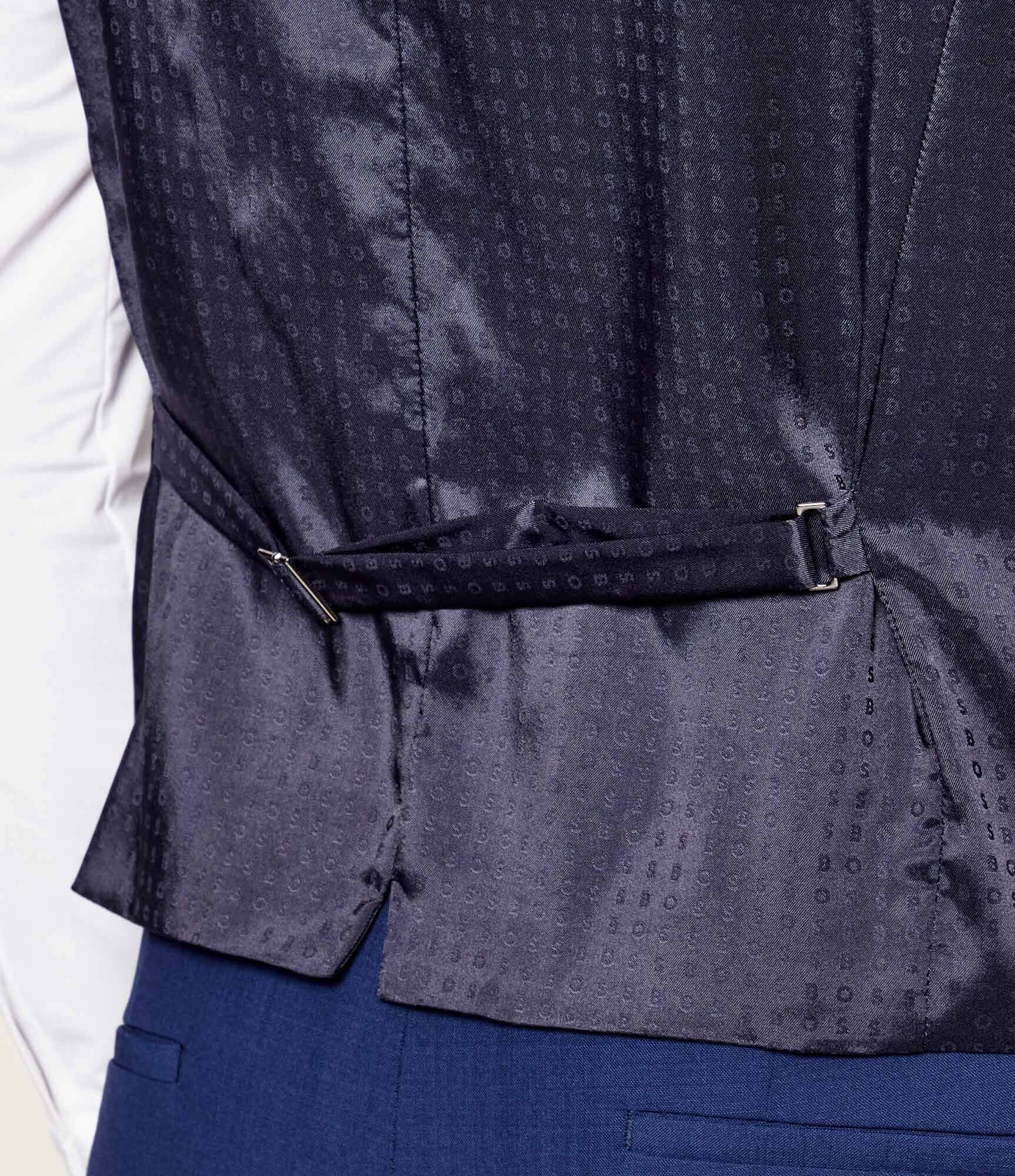 BOSS BLACK de lână vestă | slim fit