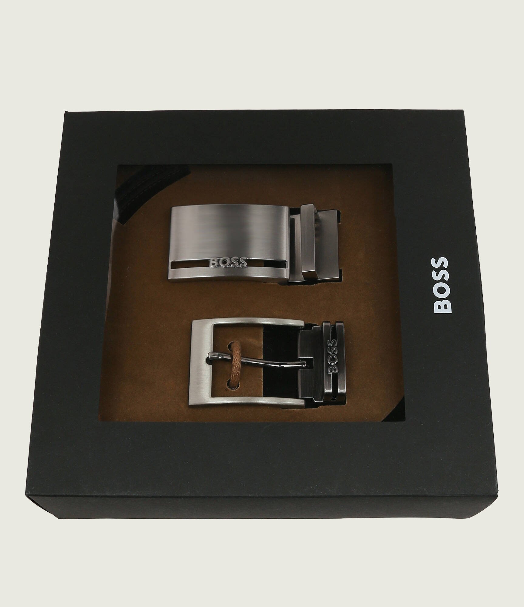 BOSS BLACK De piele cu două fețe curea Galliz_Gb35_pp