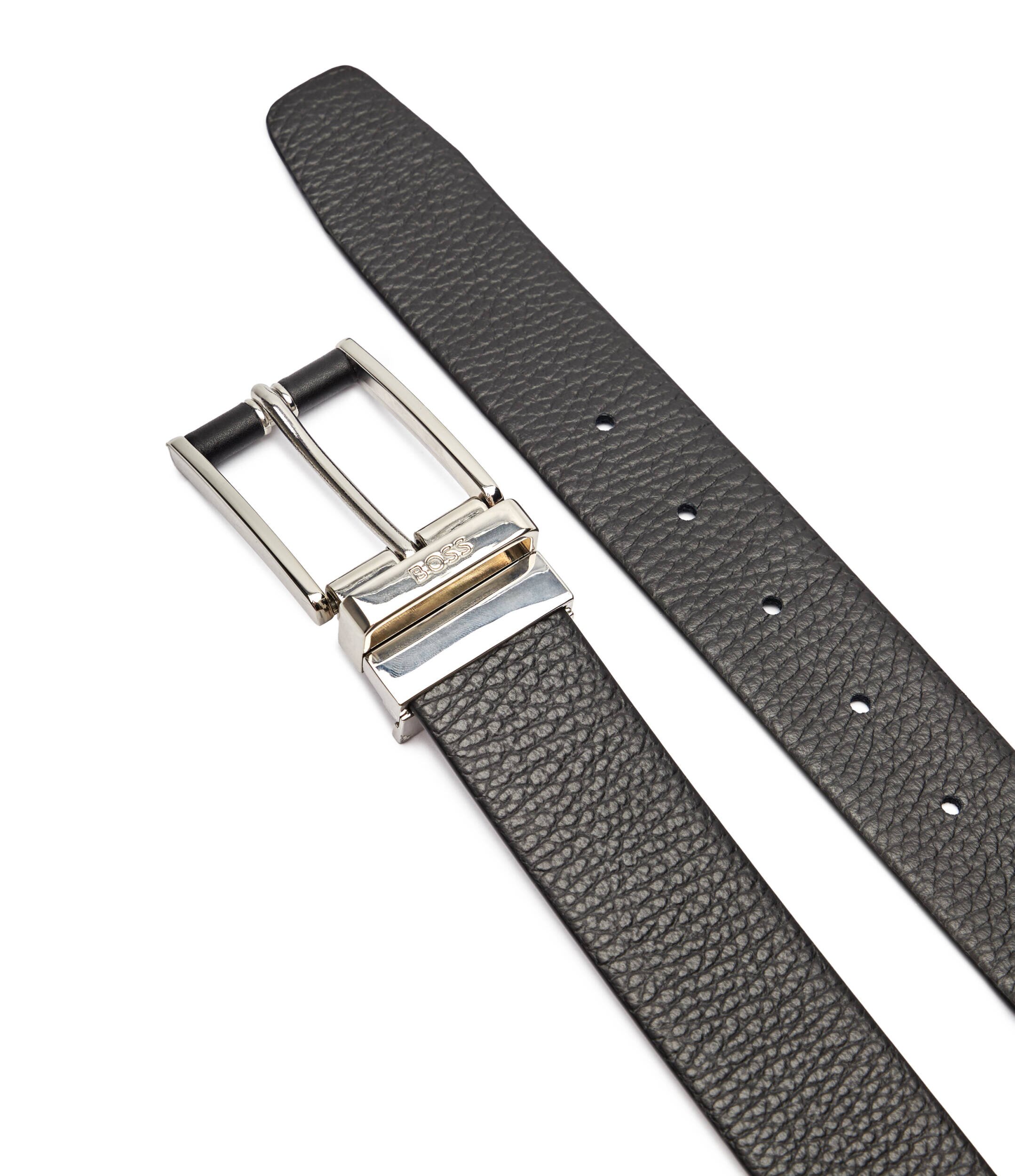 BOSS BLACK De piele cu două fețe curea Ofelix-Sh_Or35_pgr
