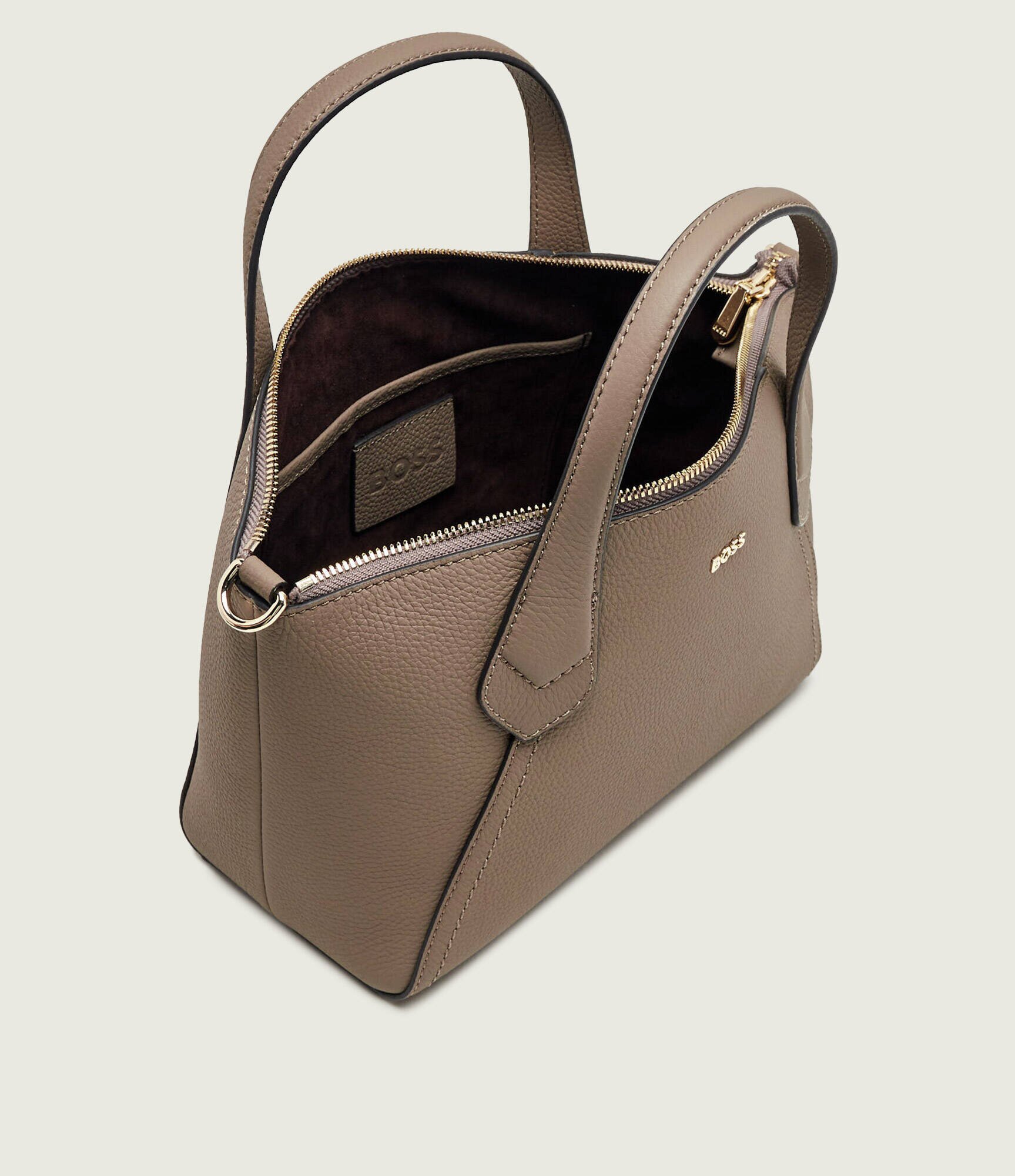 BOSS BLACK De piele cufăr Lenah