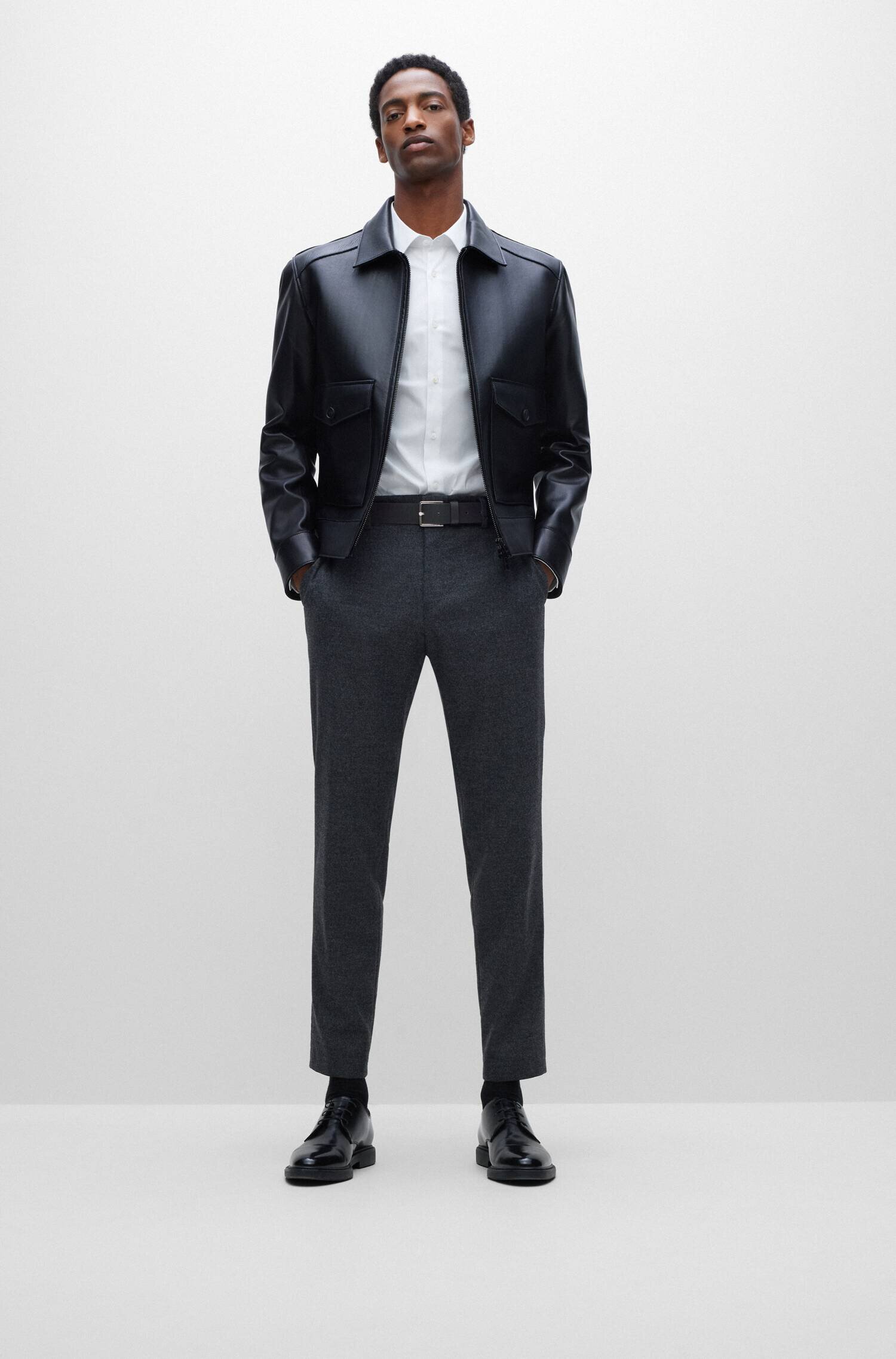 BOSS BLACK De piele curea Ther