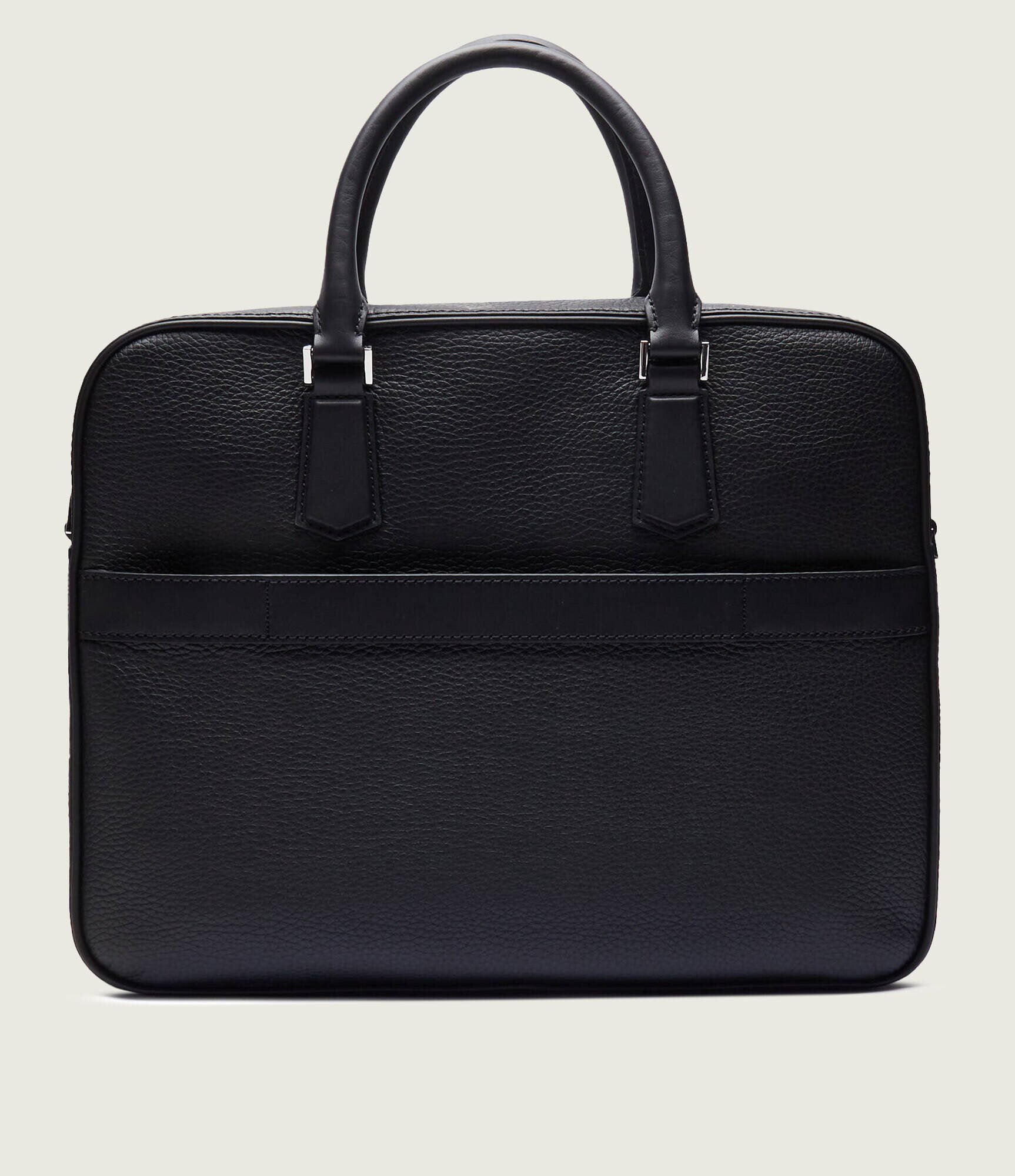 BOSS BLACK De piele geantă pentru laptop 14" New Crosstown_S. Doc